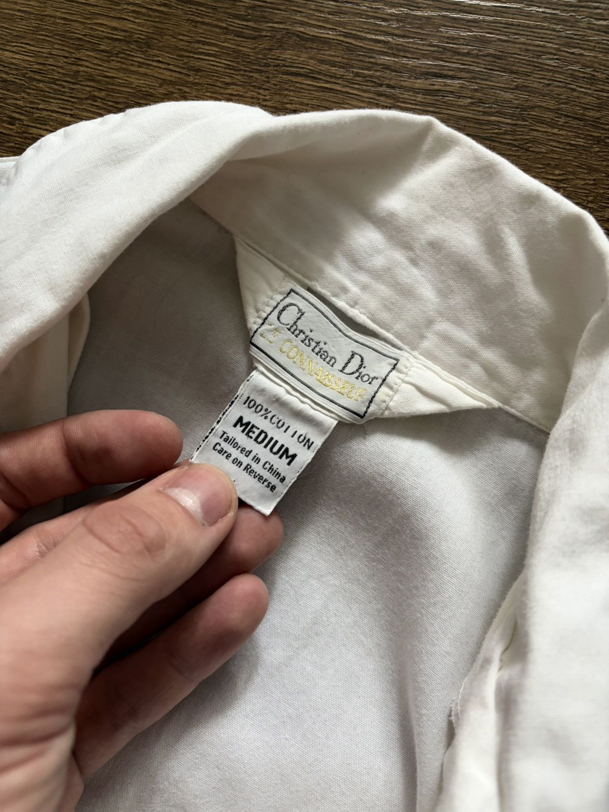 Christian Dior Monsieur Christian Dior Connaisseur Archive White Shirt Vintage Size US M / EU 48-50 / 2 - 5 Thumbnail