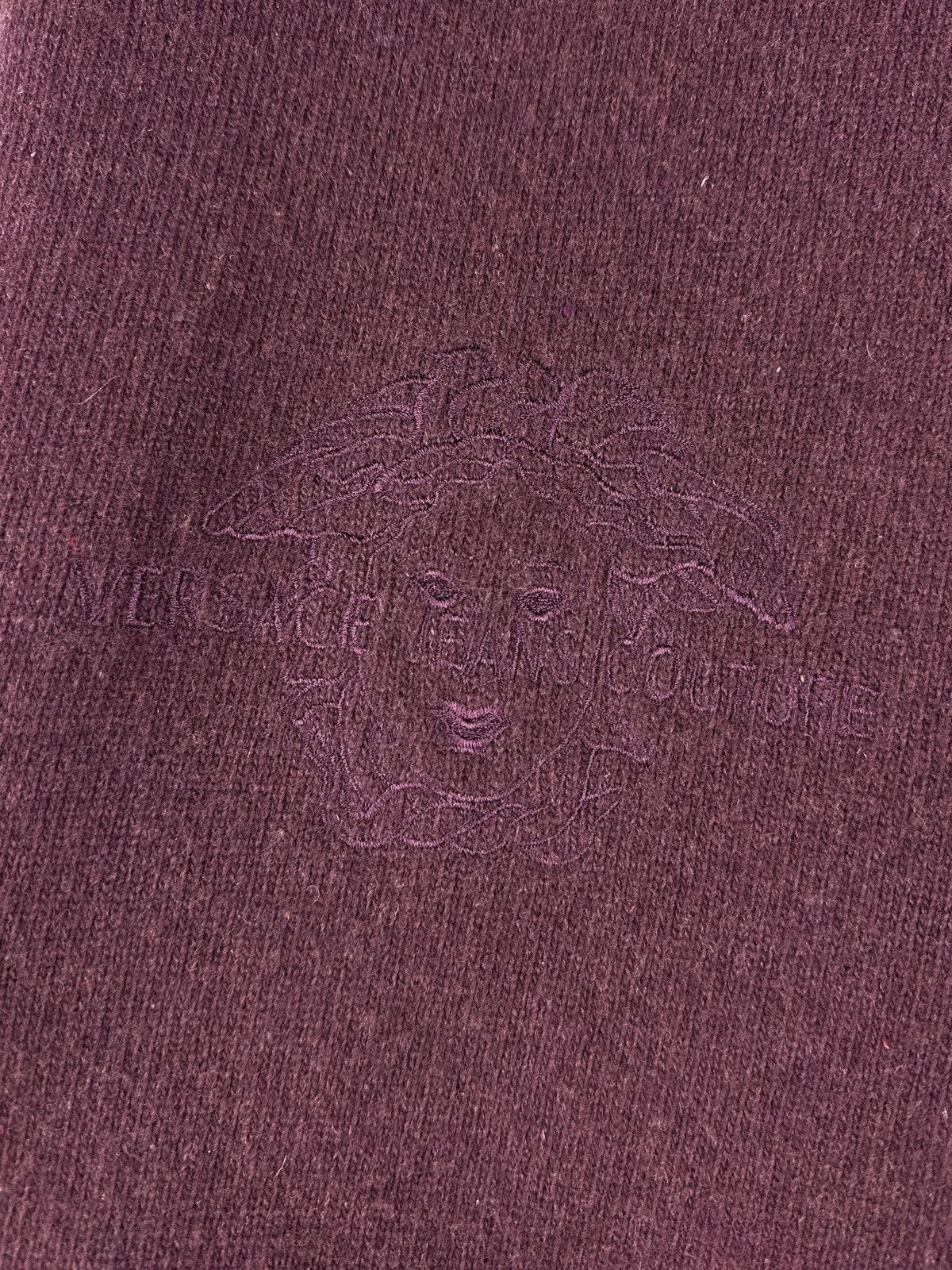 Versace Jeans Couture Vintage Versace Jeans Couture Wool Knit Pullover High Neck Size US XL / EU 56 / 4 - 10 Thumbnail