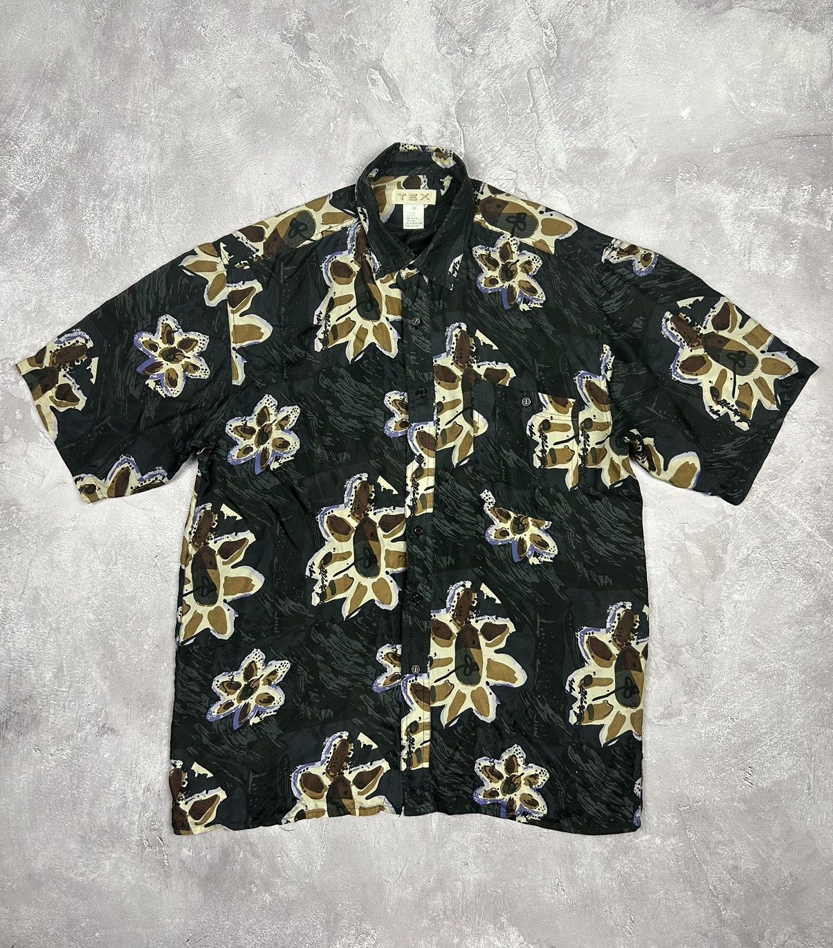 Vintage Vintage Floral Print 100% Silk Shirt Size M y2k 90s Size US M / EU 48-50 / 2 - 1 Thumbnail