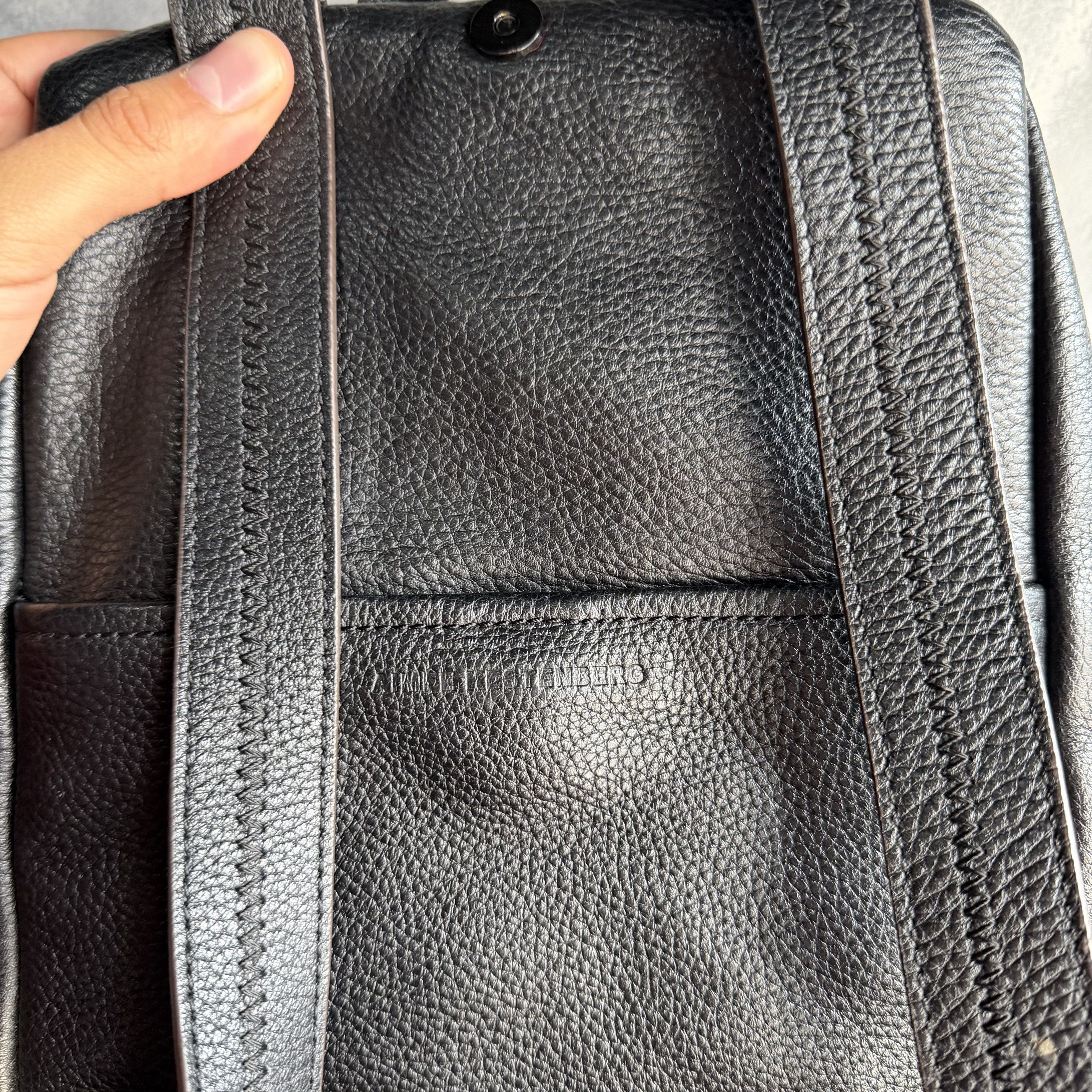 Other Aimee Kestenberg Backpack Tamitha Leather Peblled Full Zip Size ONE SIZE - 3 Thumbnail