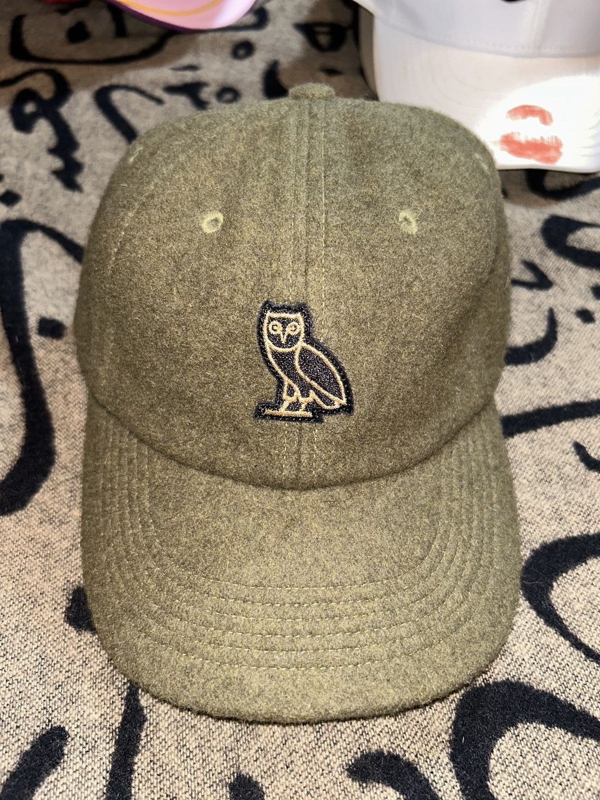 October's Very Own 2017 Owl Patch Wool Hat Size ONE SIZE - 1 Thumbnail