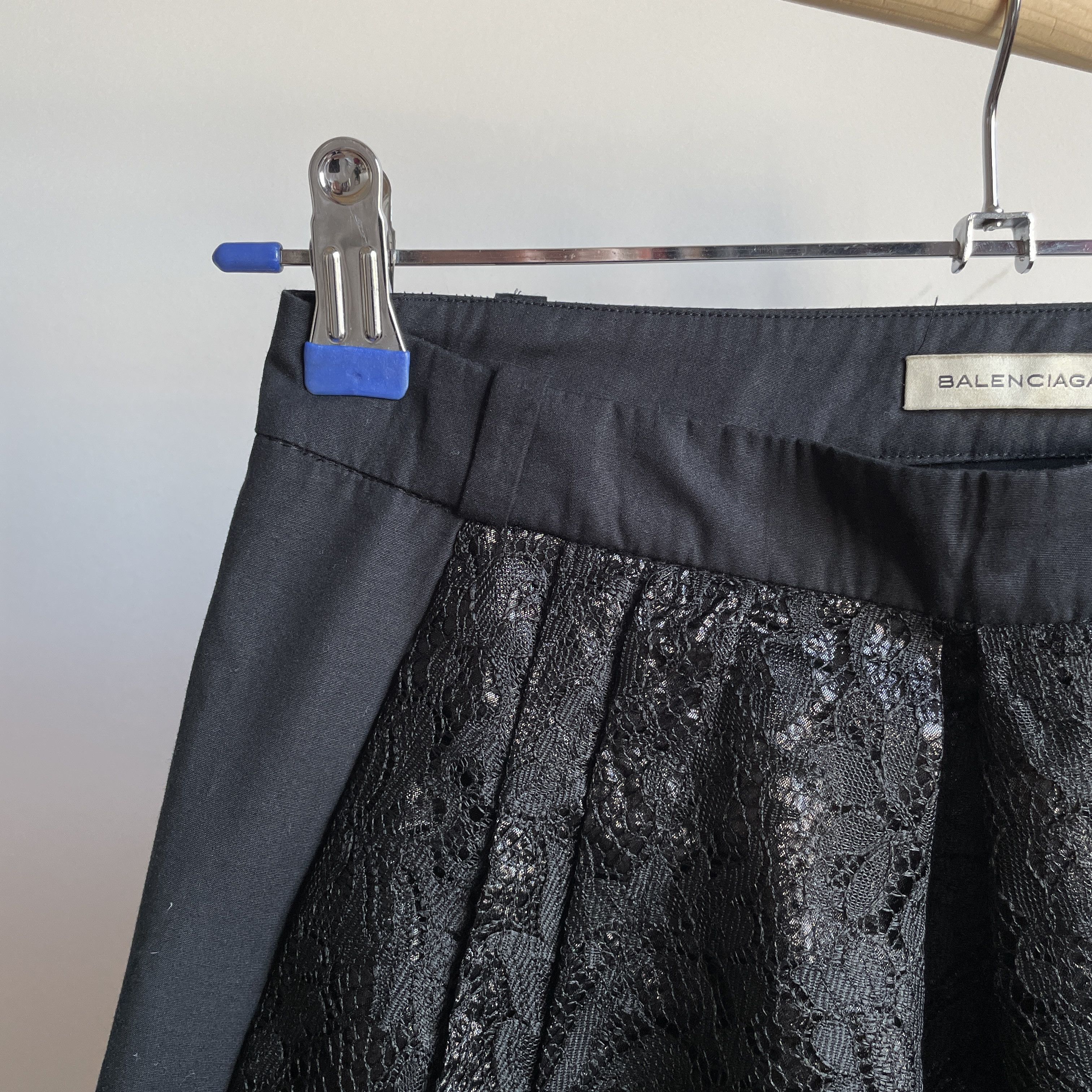 Balenciaga Balenciaga Nicolas Ghesquiere 2010 Lace Jacquard Mini Skirt Size 24" / US 00 / IT 34 - 5 Thumbnail