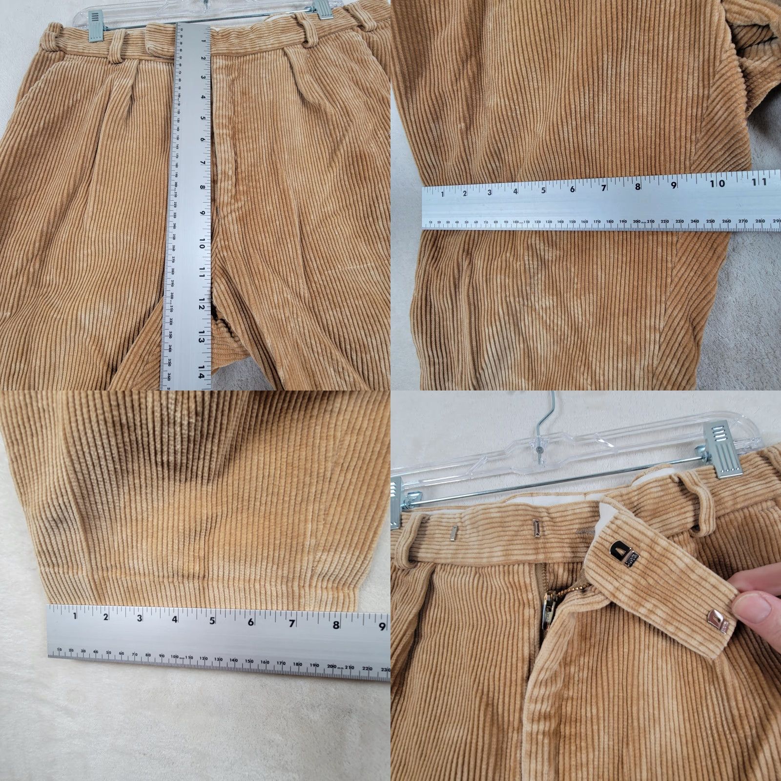Vintage Farlows Corduroy Pants Mens 38 x 31 Brown Pleated Cuffed Regular Size US 38 / EU 54 - 9 Thumbnail