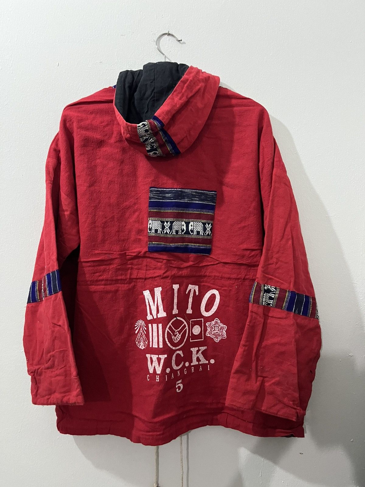 Beauty Beast 💥VINTAGE 80s THAI TRADITION Inspired REVERSIBLE JACKET Size US XL / EU 56 / 4 - 9 Thumbnail