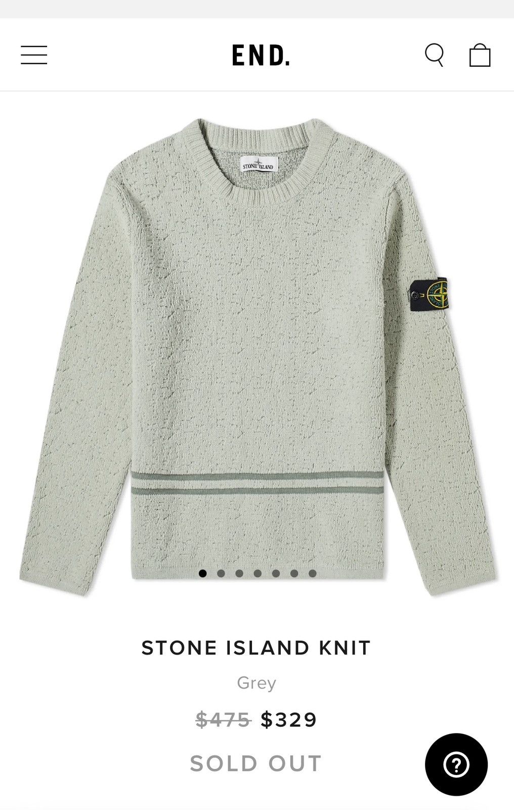 Stone Island knit Chenille Jumper