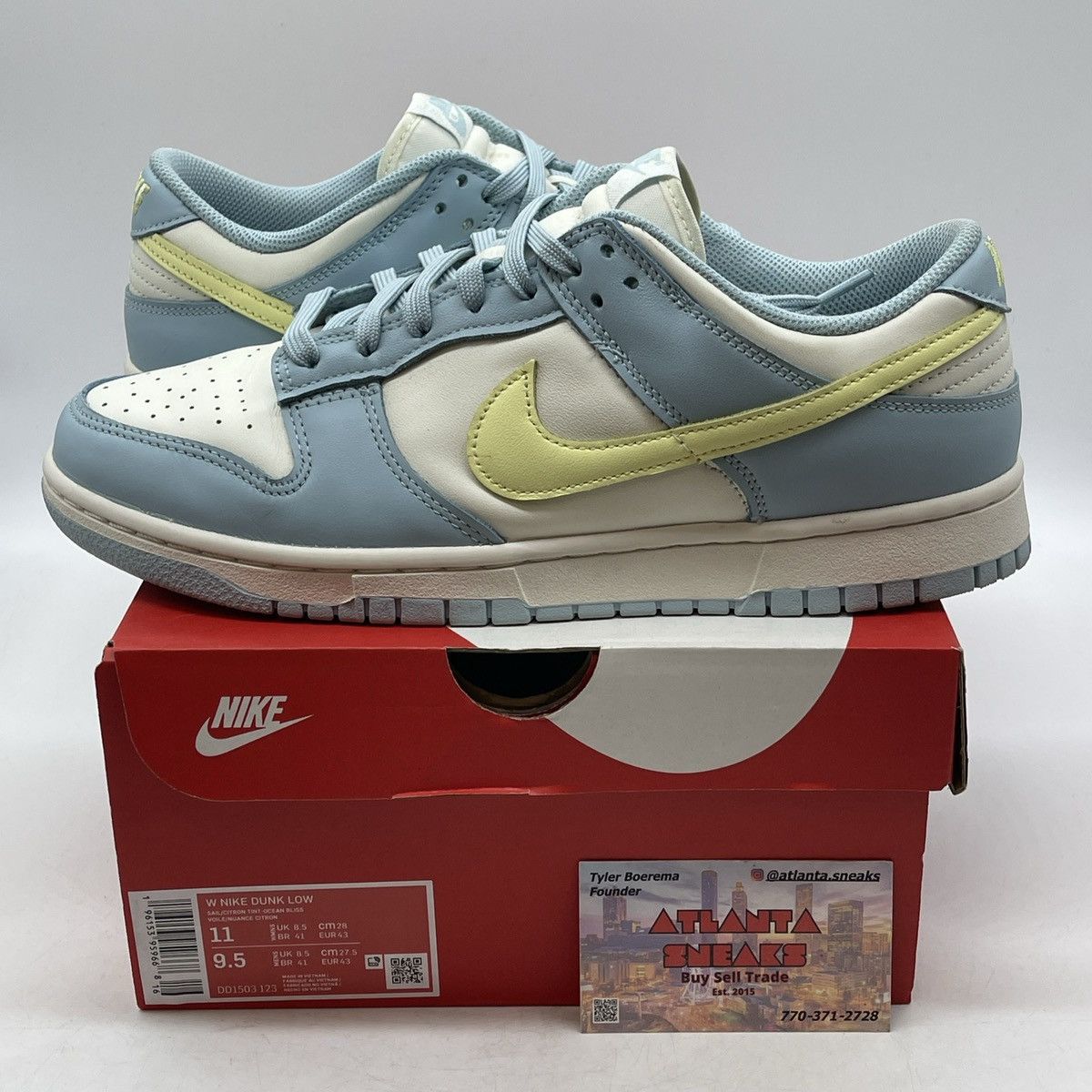 Nike Wmns dunk low ocean bliss Size US 11 / IT 41 - 1 Thumbnail