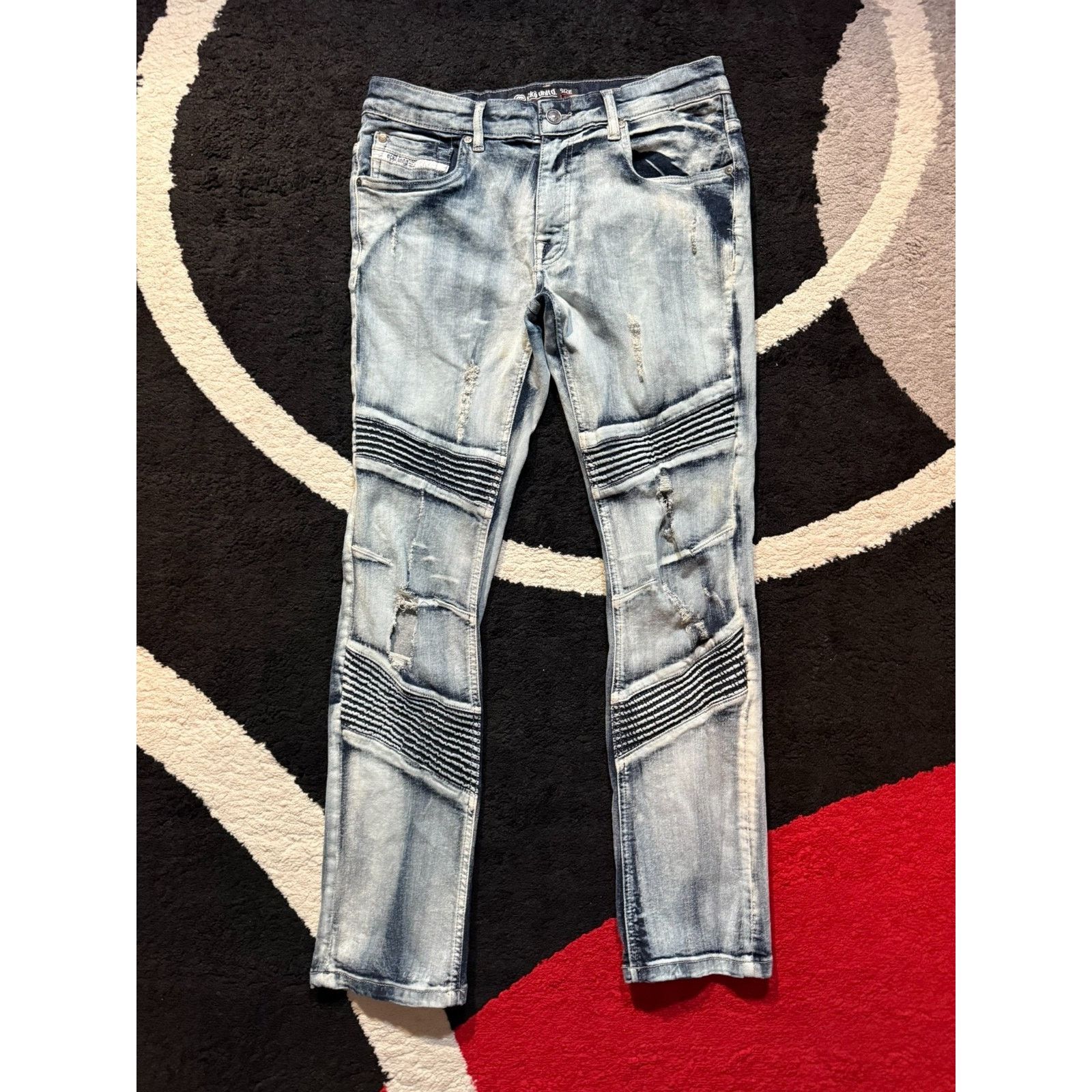 Ecko Unltd. Ecko Unltd Skinny Jeans Distressed Denim Size 32x32 Mens Y2K Size US 32 / EU 48 - 1 Thumbnail