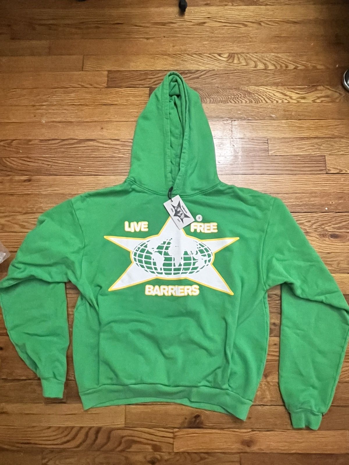 Barriers Barriers Worldwide Vintage Hoody Sz S Size US S / EU 44-46 / 1 - 2 Thumbnail