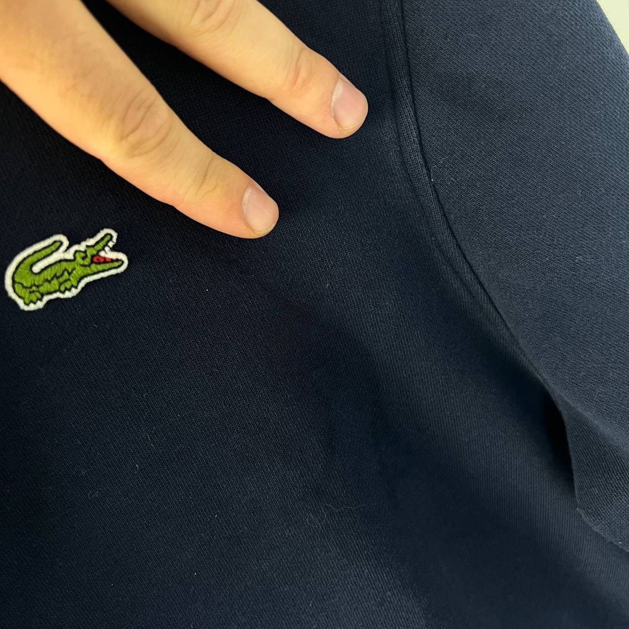 Lacoste Vintage Y2K Lacoste Mini Logo Oversized Hoodie Size US XL / EU 56 / 4 - 5 Thumbnail