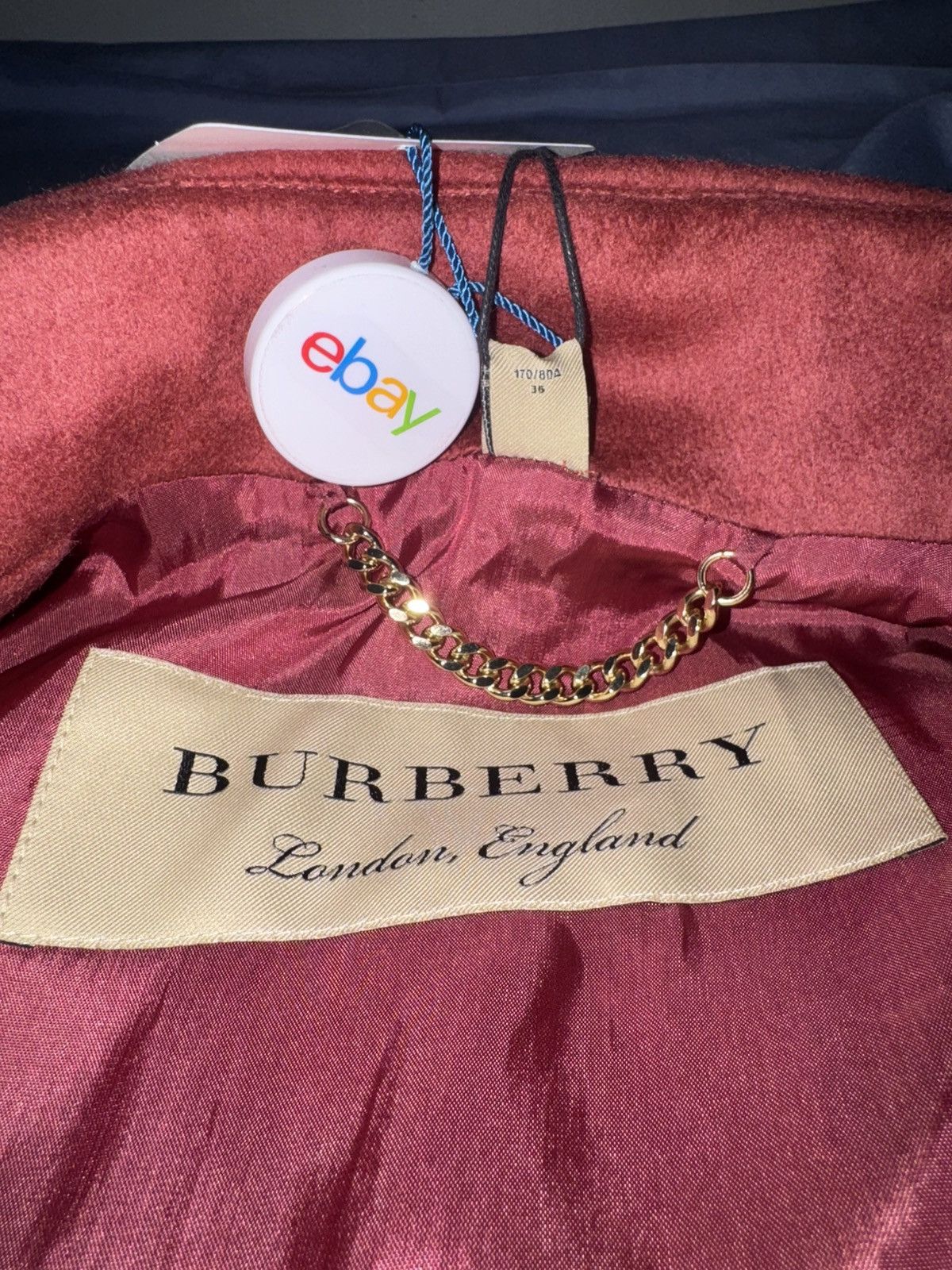 Burberry Women Burberry Belted Dusty Peony Rose Cashmere Size US4 Size S / US 4 / IT 40 - 9 Thumbnail