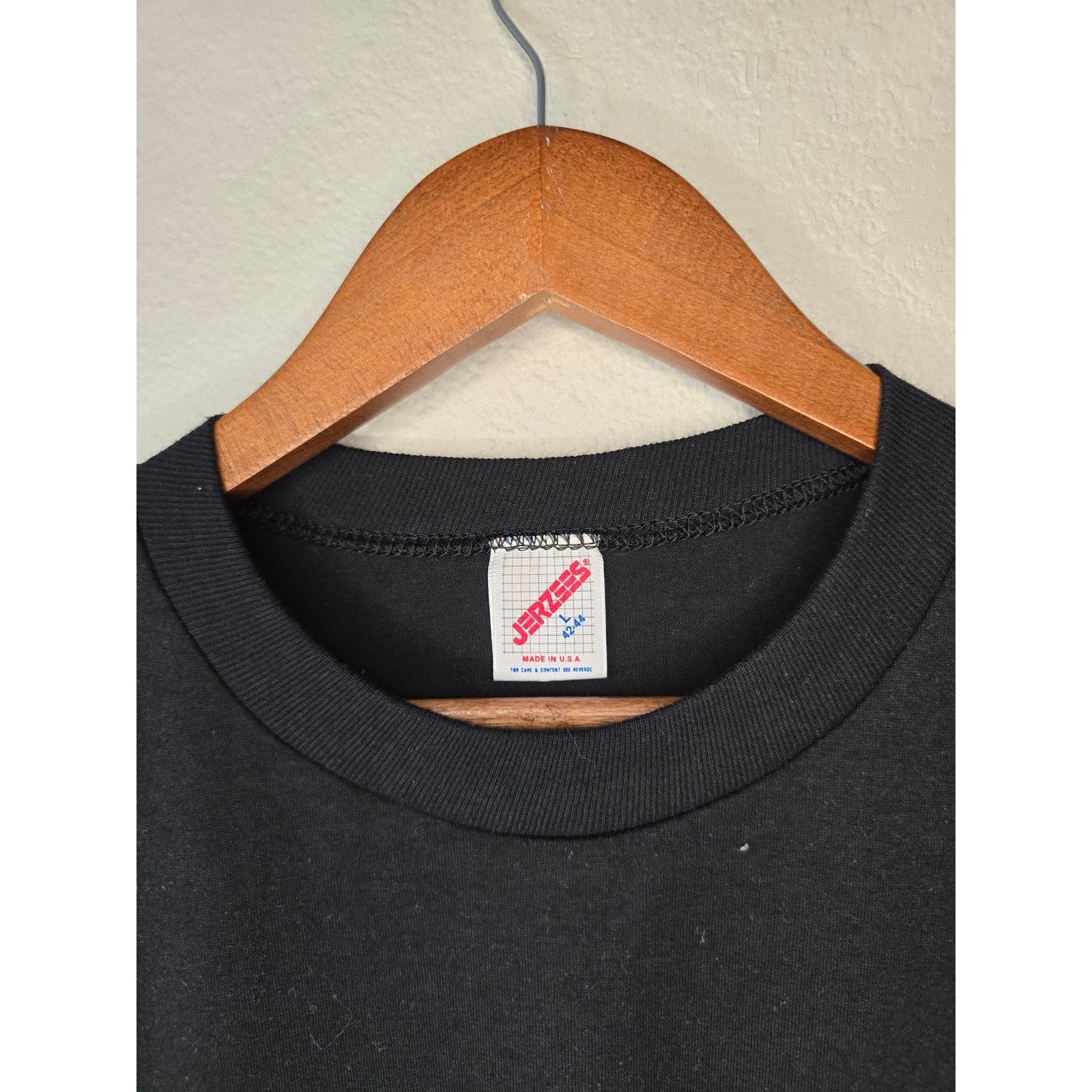 Jerzees × Vintage Vintage Test Shirt New Mexico Vermont Winter L Black Tee Size US L / EU 52-54 / 3 - 5 Thumbnail