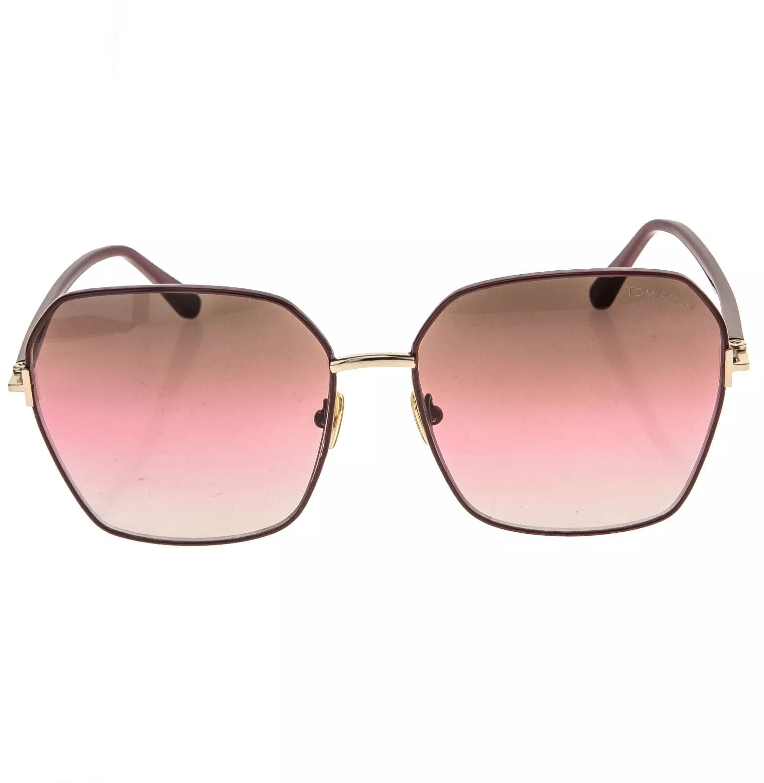 Tom Ford TOM FORD CLAUDIA 02 TF0839 69F Red Pink Sunglasses 839 Size ONE SIZE - 10 Thumbnail