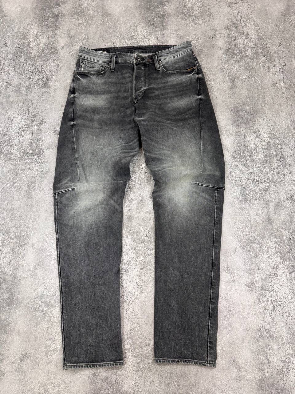 G-Star G-Star Raw Scutar 3D Slim Tapered Men Grey Denim Jeans Pants Size US 32 / EU 48 - 4 Thumbnail