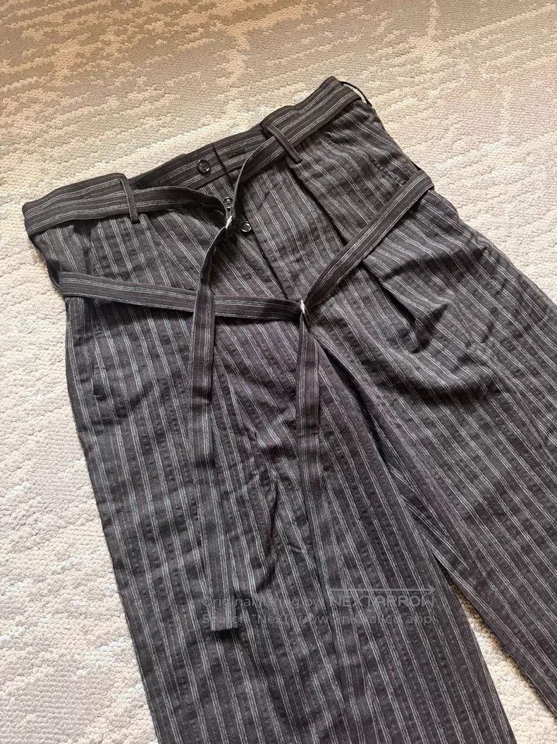 Ann Demeulemeester Ann Demeulemeester Double rope stripe dress pants Size 32" / US 10 / IT 46 - 1 Thumbnail