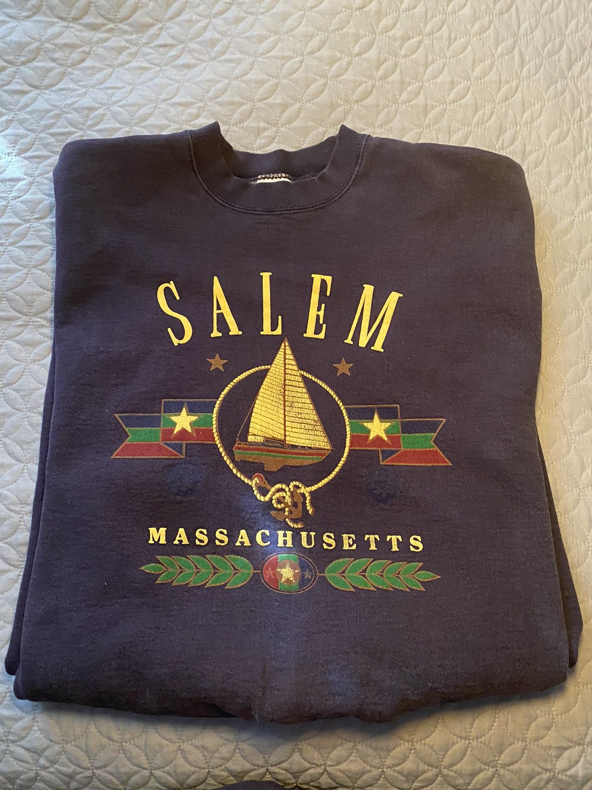Japanese Brand × Vintage vintage Salem Massachusetts sweatshirt Size US L / EU 52-54 / 3 - 1 Thumbnail