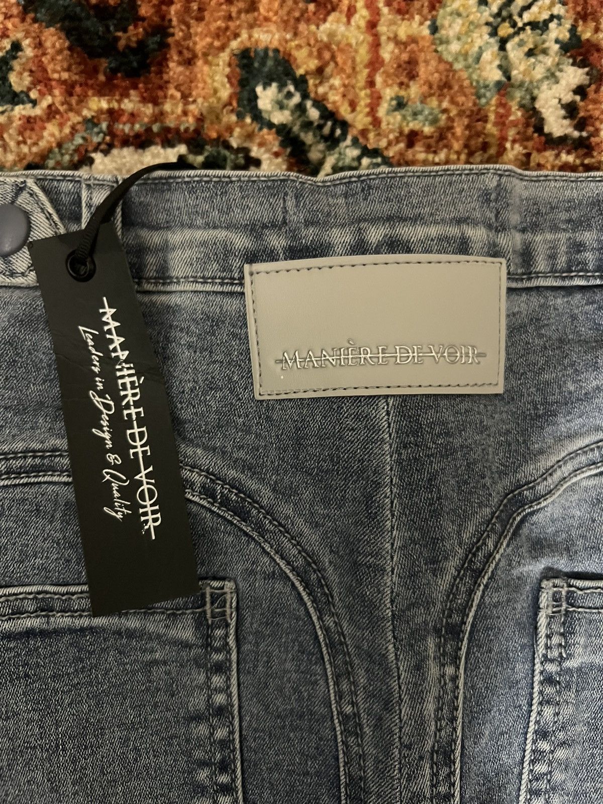 Maniere De Vior Maniere De Voir Contour Seam Jeans Size 4 Size 27" / US 4 / IT 40 - 8 Thumbnail