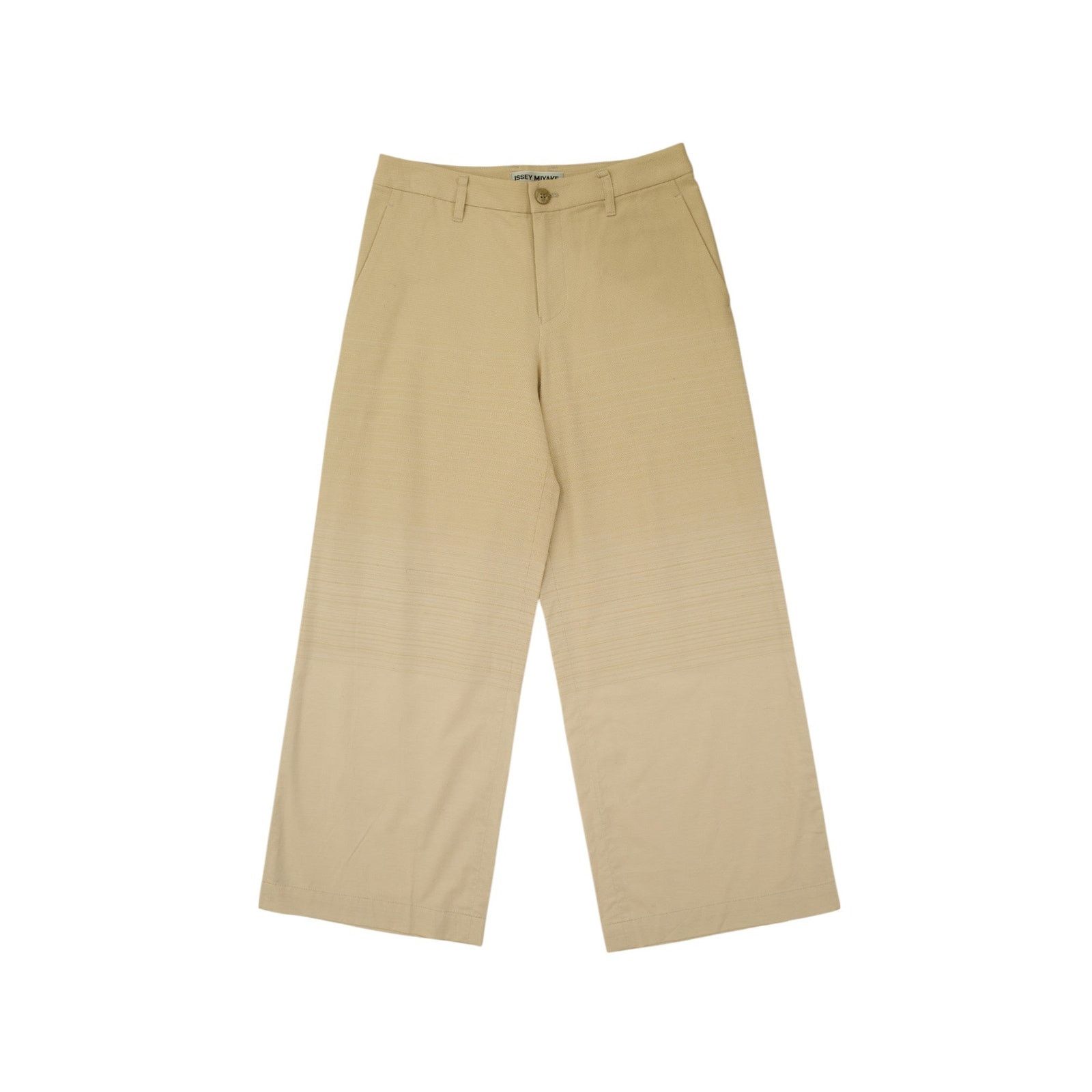 Issey Miyake Beige Wide Legged Trousers Size 27" / US 4 / IT 40 - 1 Thumbnail