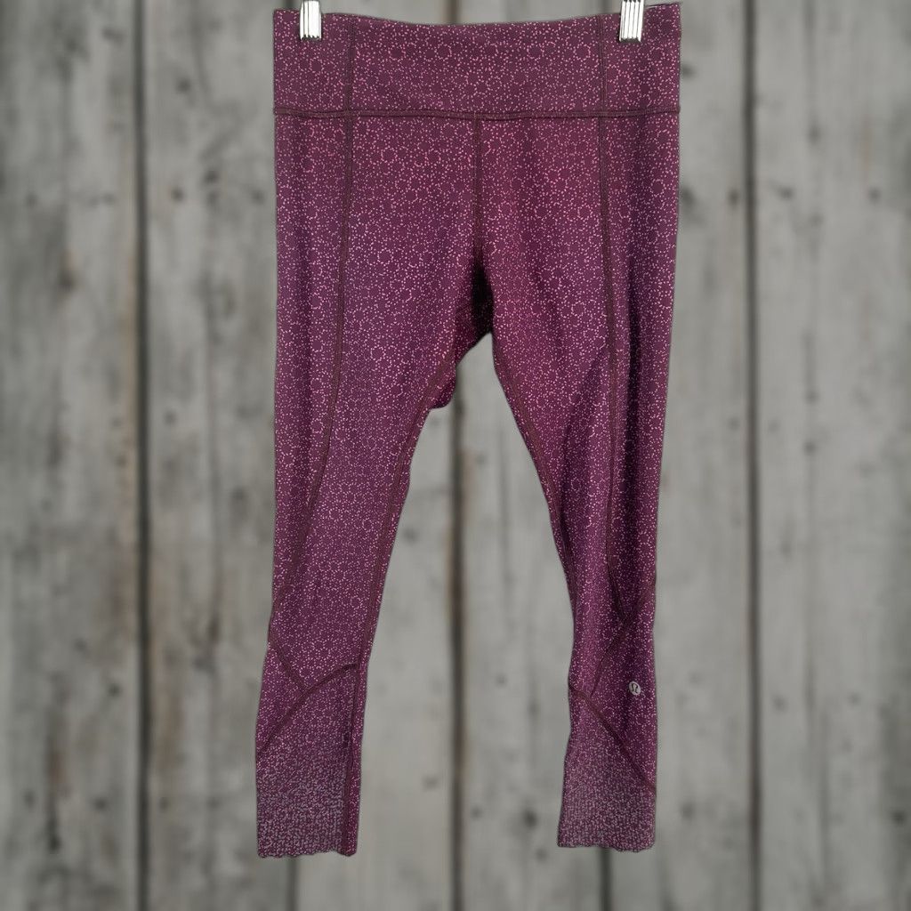 Lululemon Lululemon Athletica Mid Rise Tight Pants Womens 6 Pink Purple Yoga Jogging Size 28" / US 6 / IT 42 - 1 Thumbnail
