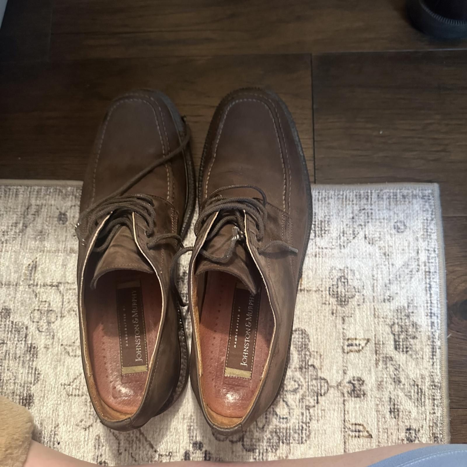 Johnston & Murphy Stylish Brown Casual Shoes by Johnston & Murphy Size US 9.5 / EU 42-43 - 1 Thumbnail
