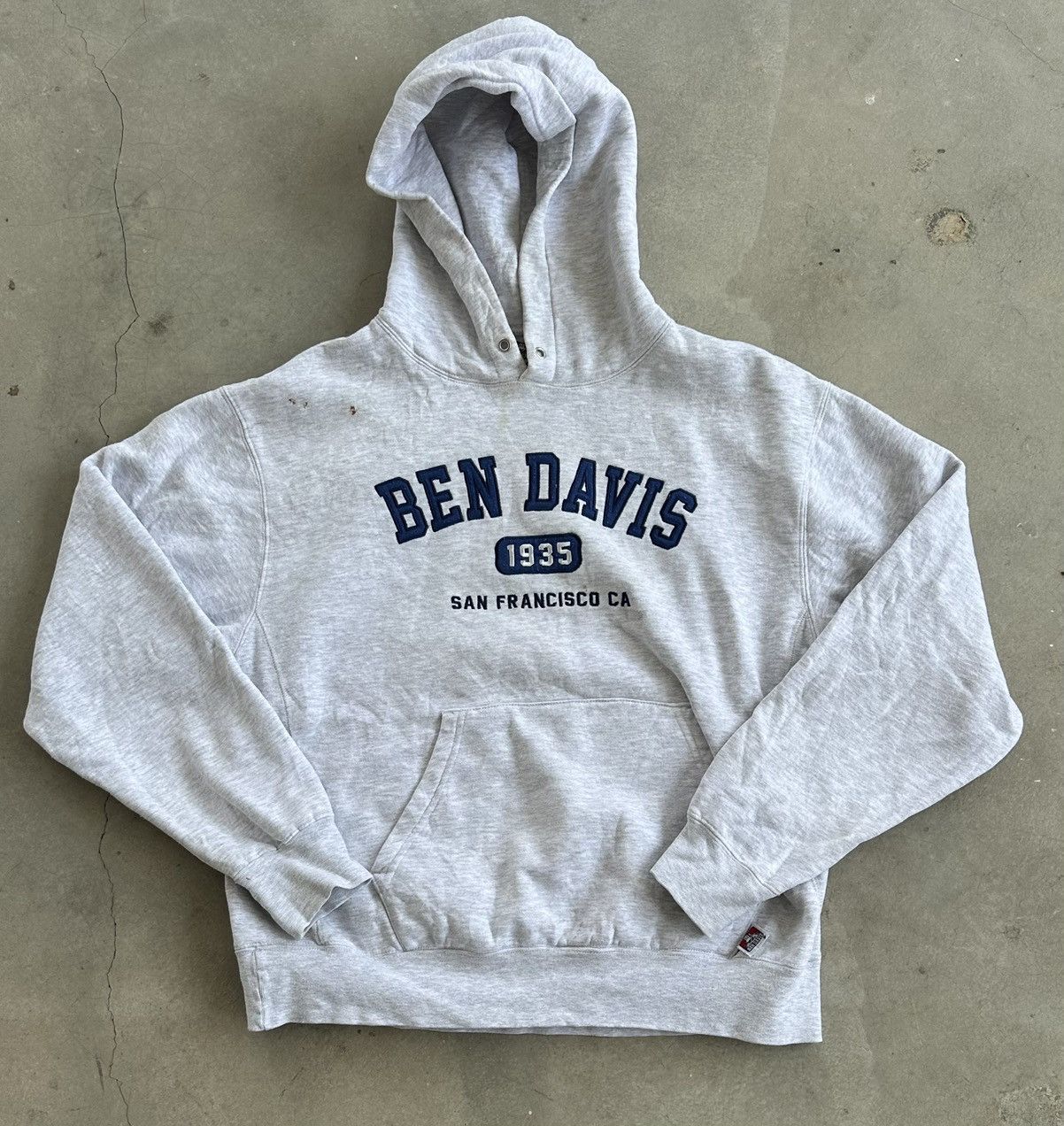 Ben Davis BEN DAVIS SPELLOUT HEAVY HOODIE Size US L / EU 52-54 / 3 - 1 Thumbnail