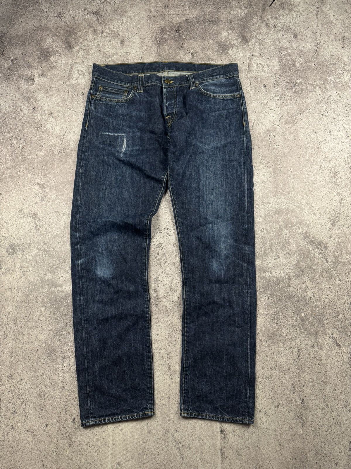 Carhartt Carhartt Davies Vintage Jeans Workwear Skate Y2K Faded Pants Size US 33 - 3 Thumbnail