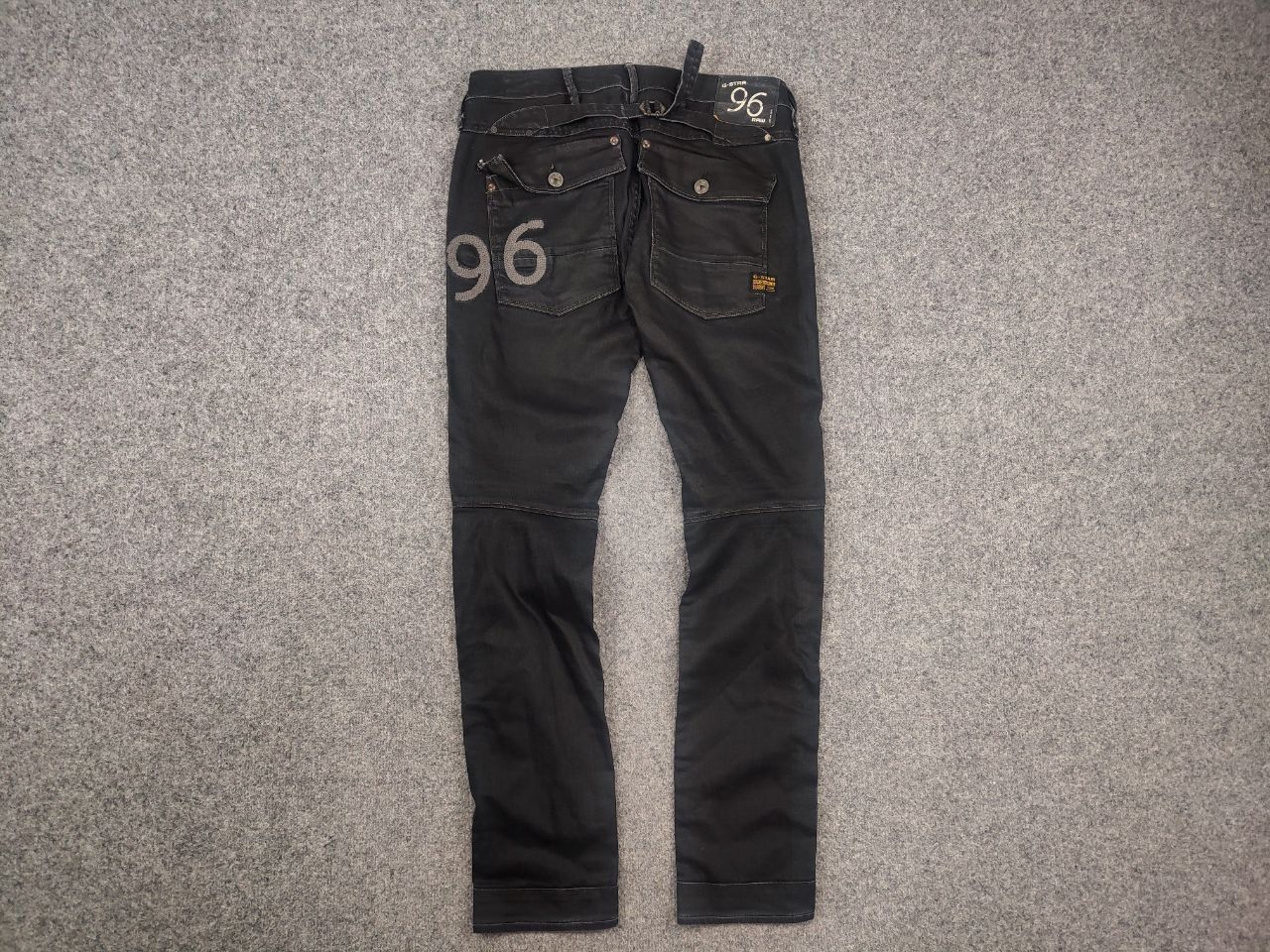G-Star Vintage G-Star RAW 5620 Elwood Waxed Embro Jeans LGB Y2K Size US 29 - 2 Thumbnail