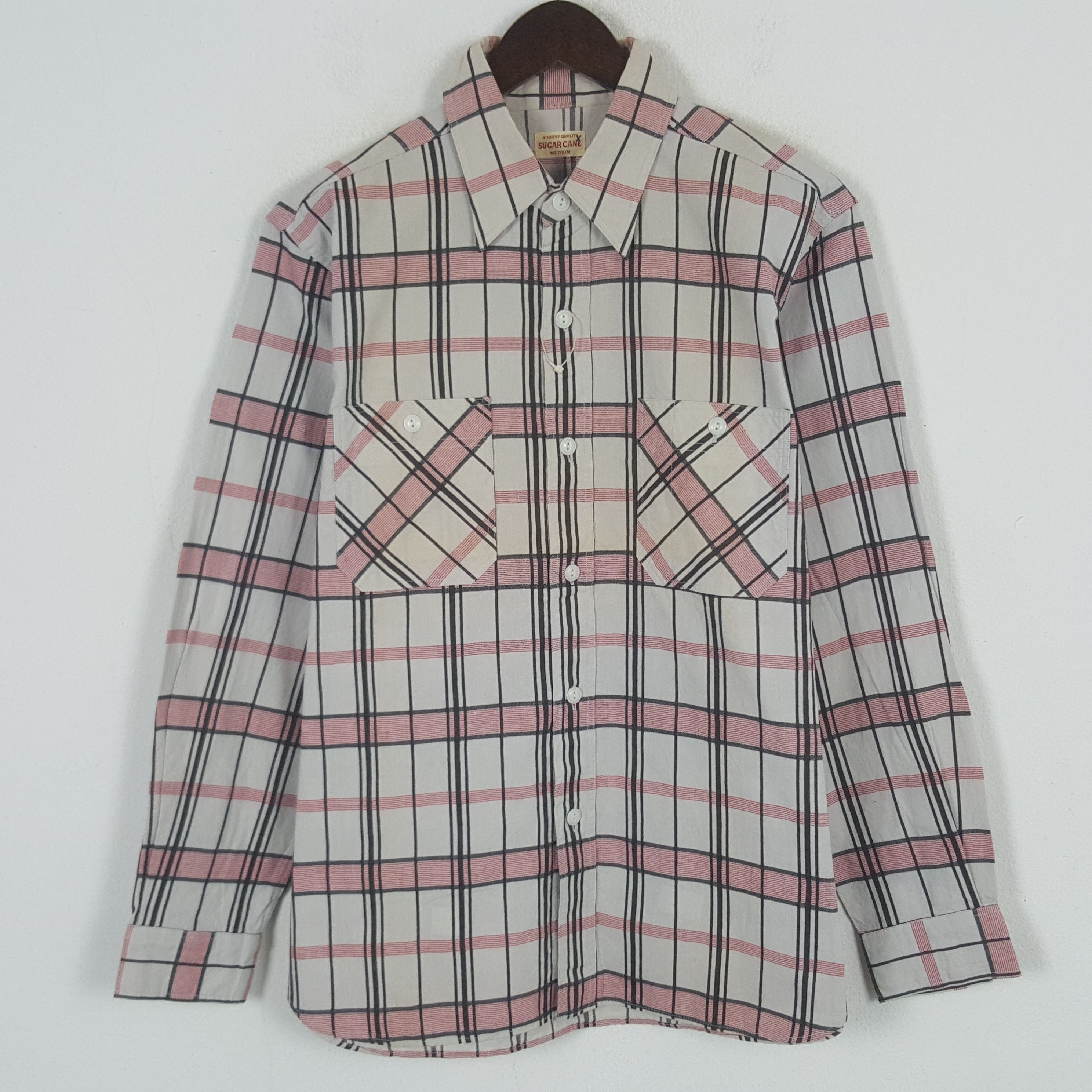 Sugar Cane × Vintage Vintage Sugar Cane Japanese Worker Button Up Shirt Size US M / EU 48-50 / 2 - 1 Thumbnail