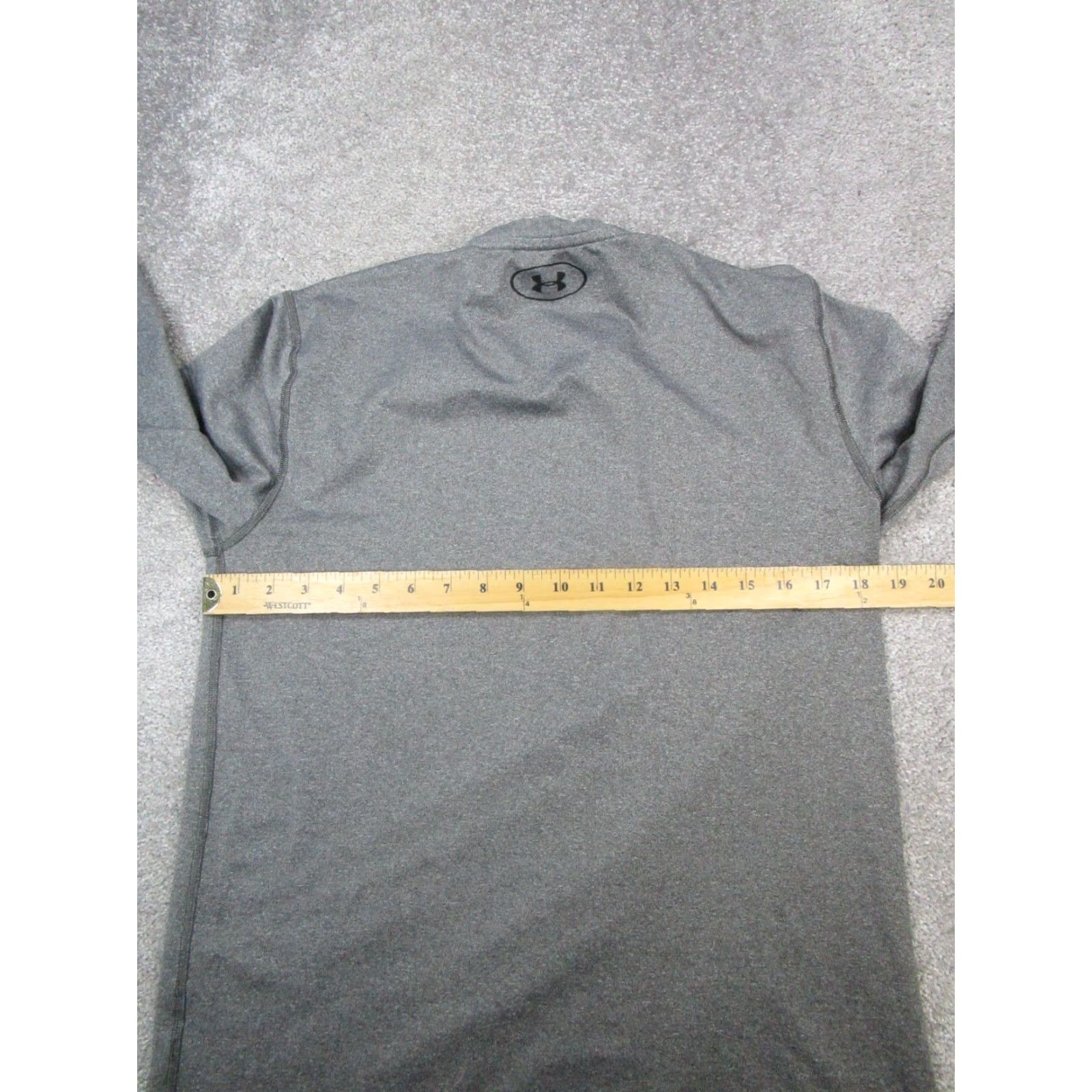 Under Armour Under Armour Shirt Mens Medium Gray ColdGear Running Pullover Size US M / EU 48-50 / 2 - 7 Thumbnail