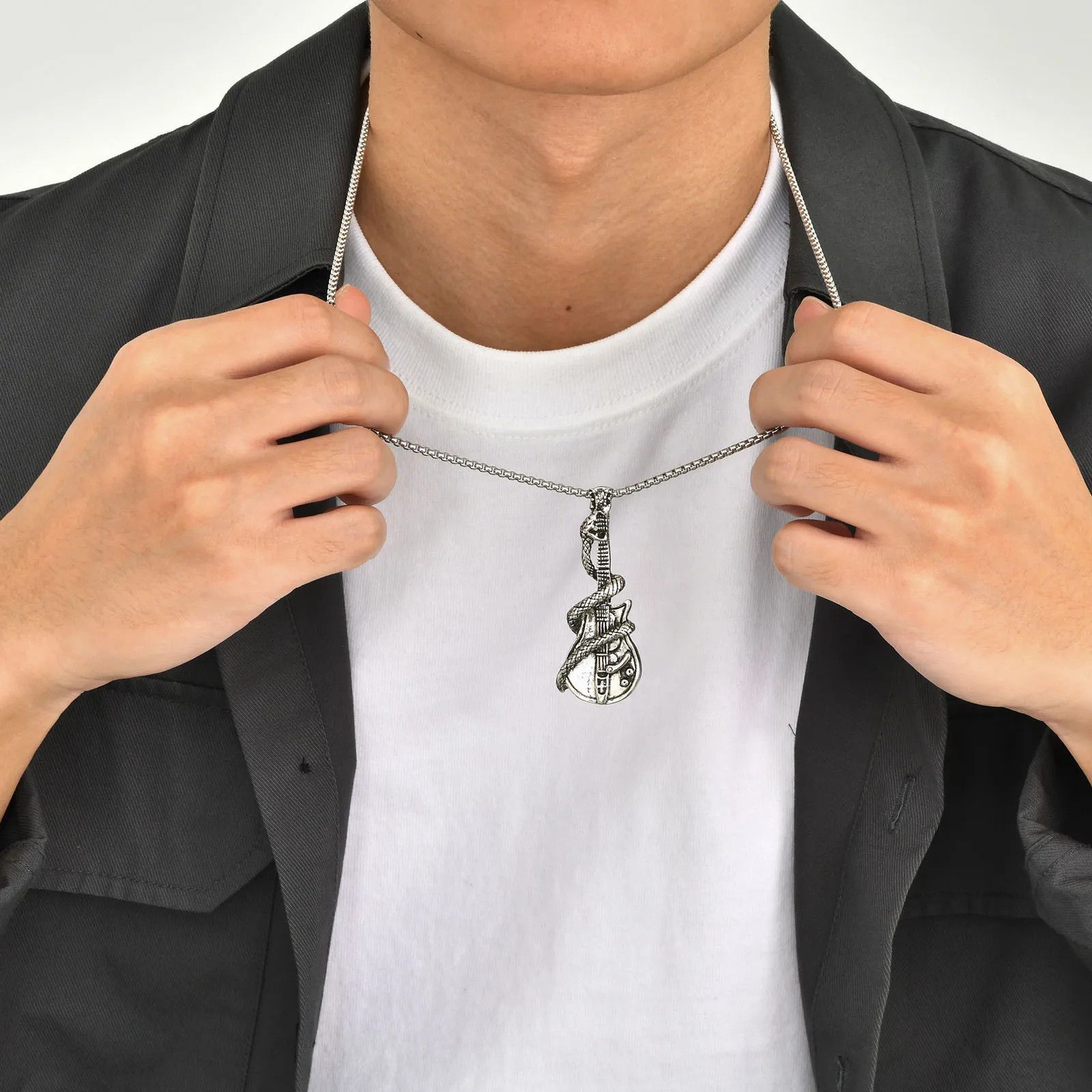 Jewelry × Vintage Rock Guitar Necklace Size ONE SIZE - 2 Thumbnail
