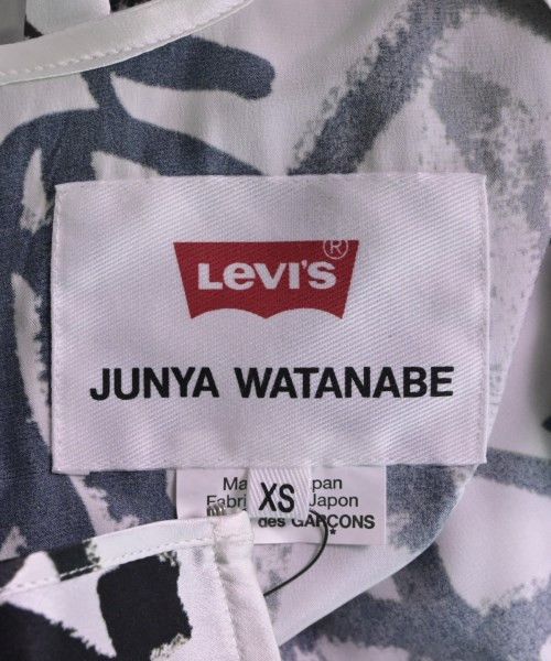 Junya Watanabe × Levi's o1tko10125 Printed Denim-Attached Dress in White/Black Size S / US 4 / IT 40 - 3 Thumbnail