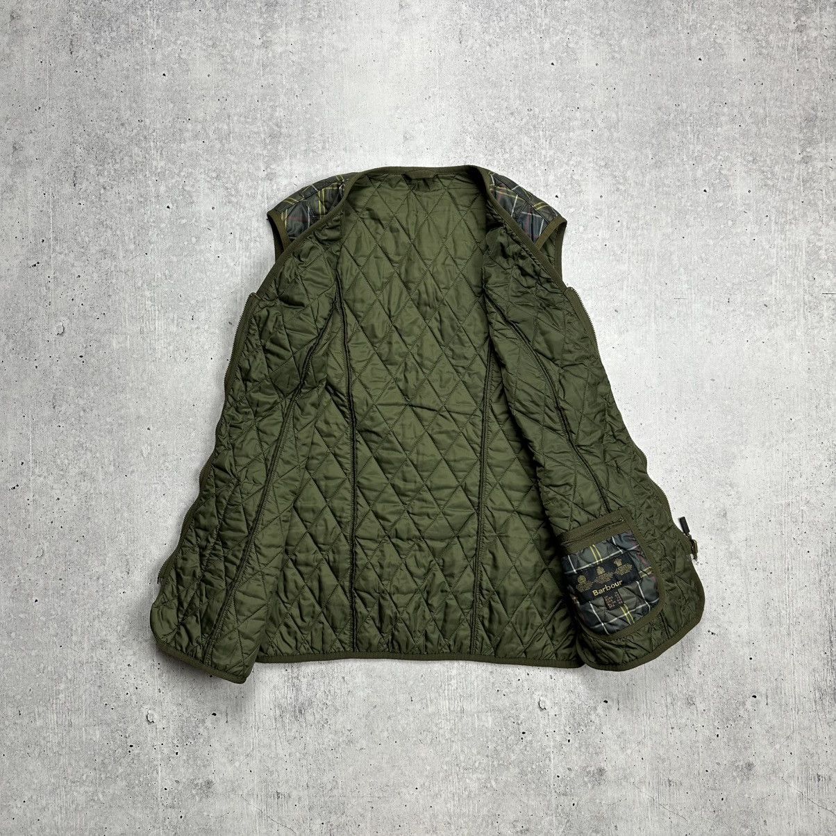 Barbour × Vintage Barbour Tartan Check Light Quilted Vest Jacket Gilet Size US M / EU 48-50 / 2 - 6 Thumbnail