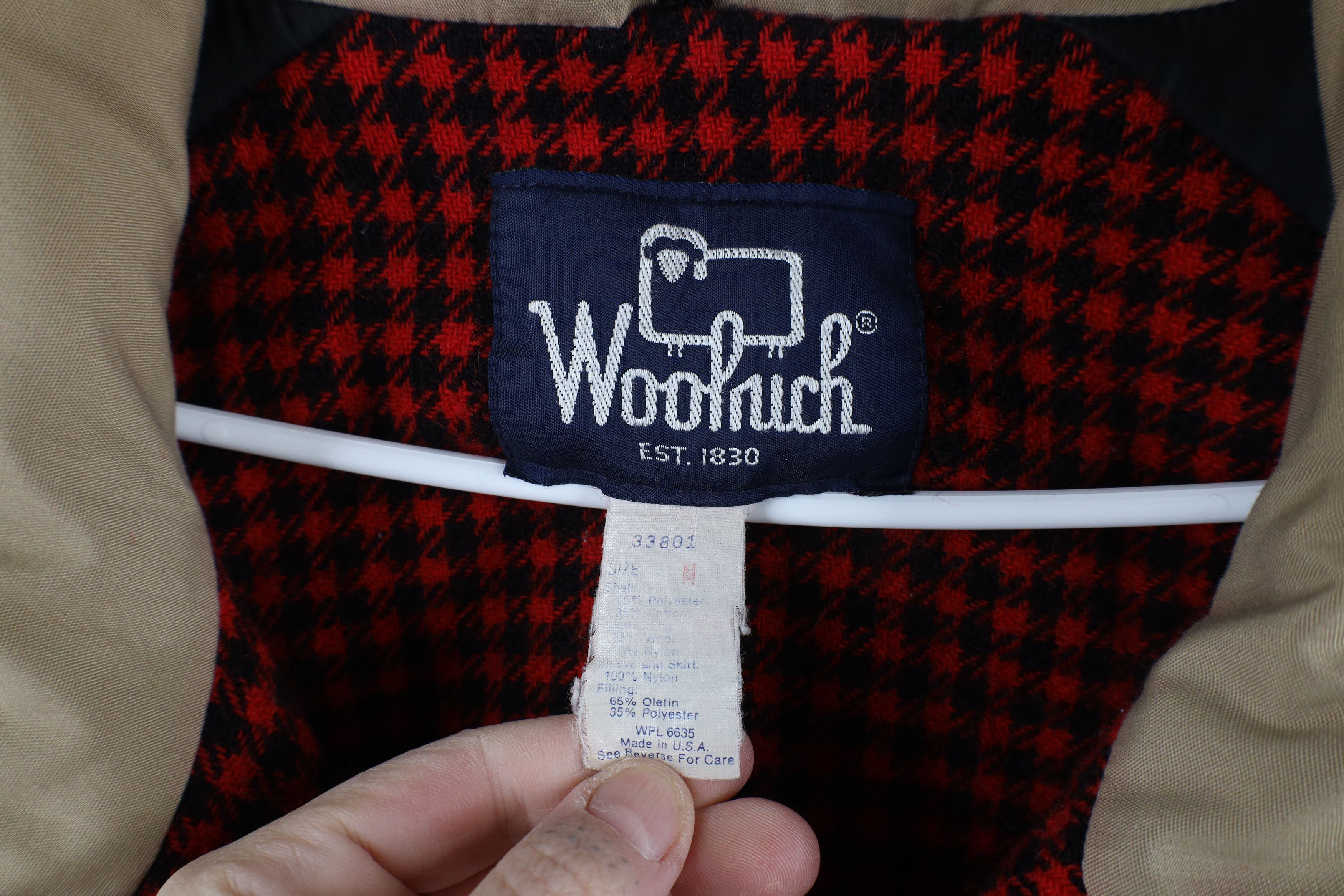 Vintage × Woolrich Woolen Mills Vintage 90s Woolrich Wool Lined Chore Barn Jacket USA Size US M / EU 48-50 / 2 - 9 Thumbnail