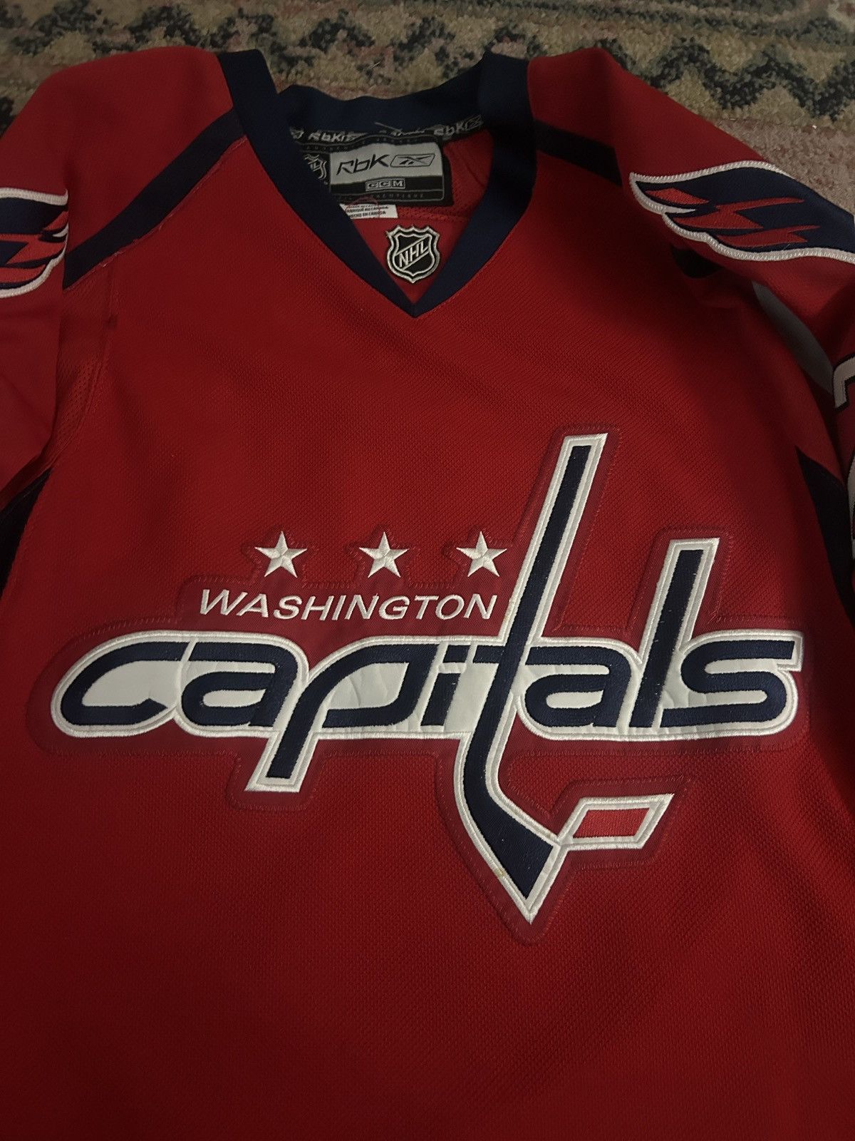 NHL Alexander Semin Authentic Washington Capitals Reebok jersey Size US M / EU 48-50 / 2 - 2 Thumbnail