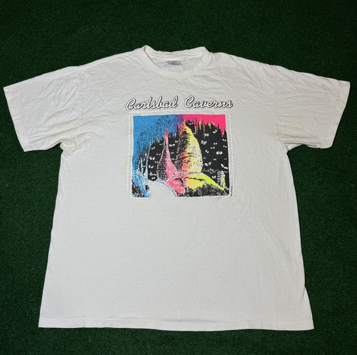 Vintage Vtg 90s Carlsbad Caverns New Mexico National Park T Shirt Size US XL / EU 56 / 4 - 1 Thumbnail