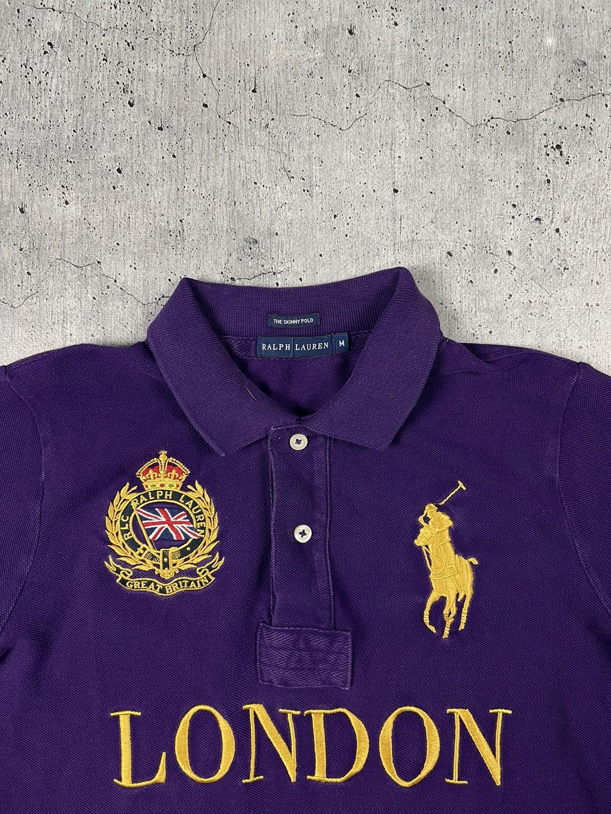 Polo Ralph Lauren × Ralph Lauren × Vintage RARE ! Polo Ralph Lauren rugby "LONDON" t-shirt Size M / US 6-8 / IT 42-44 - 3 Thumbnail
