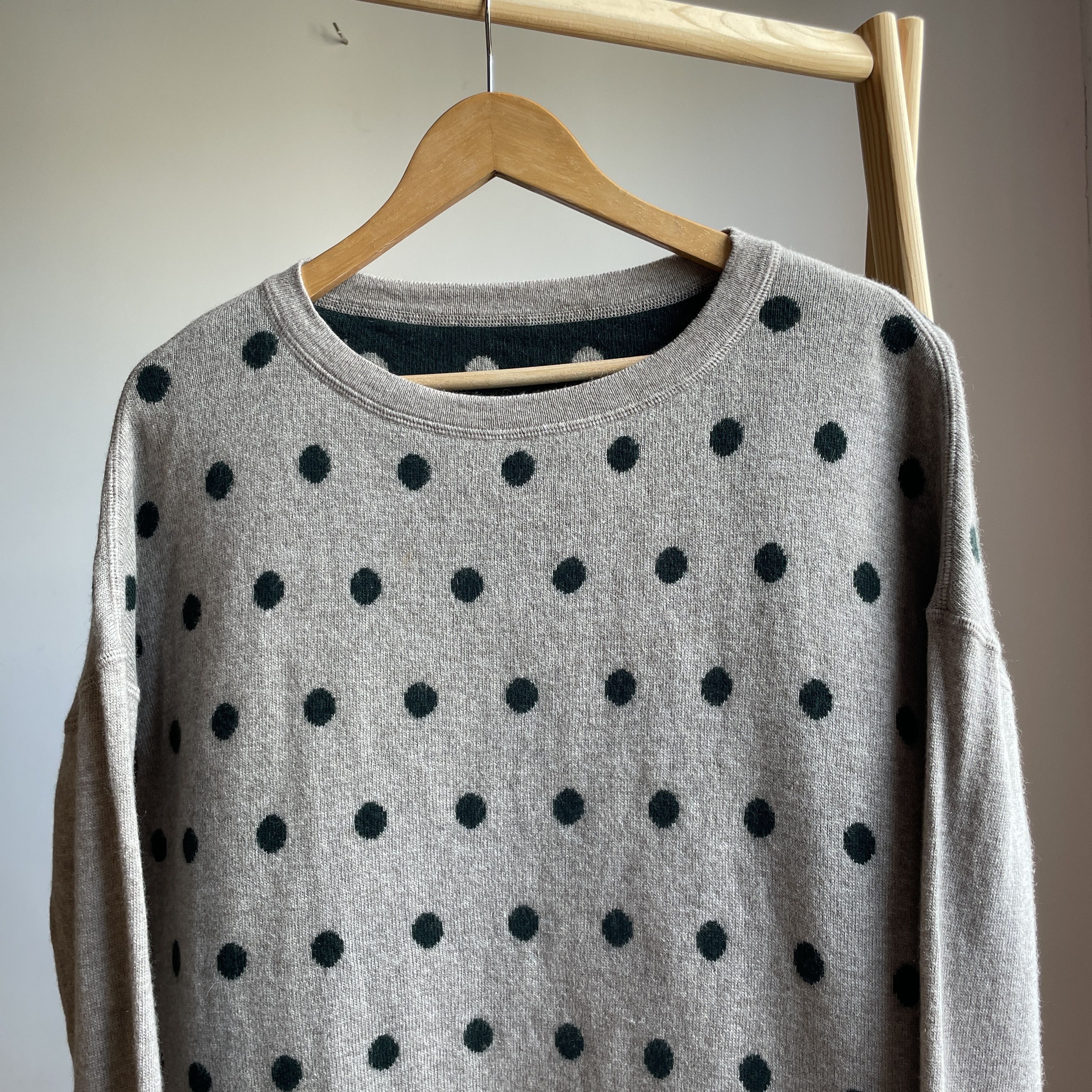 Weekend Max Mara Weekend Max Mara Polka Dot Wool Blend Sweater Size M / US 6-8 / IT 42-44 - 3 Thumbnail