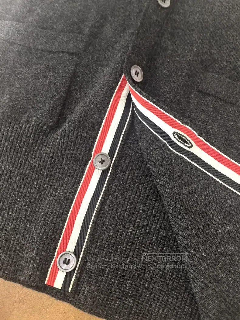 Thom Browne Thom Browne Cashmere Vest Cardigan Size US L / EU 52-54 / 3 - 3 Thumbnail