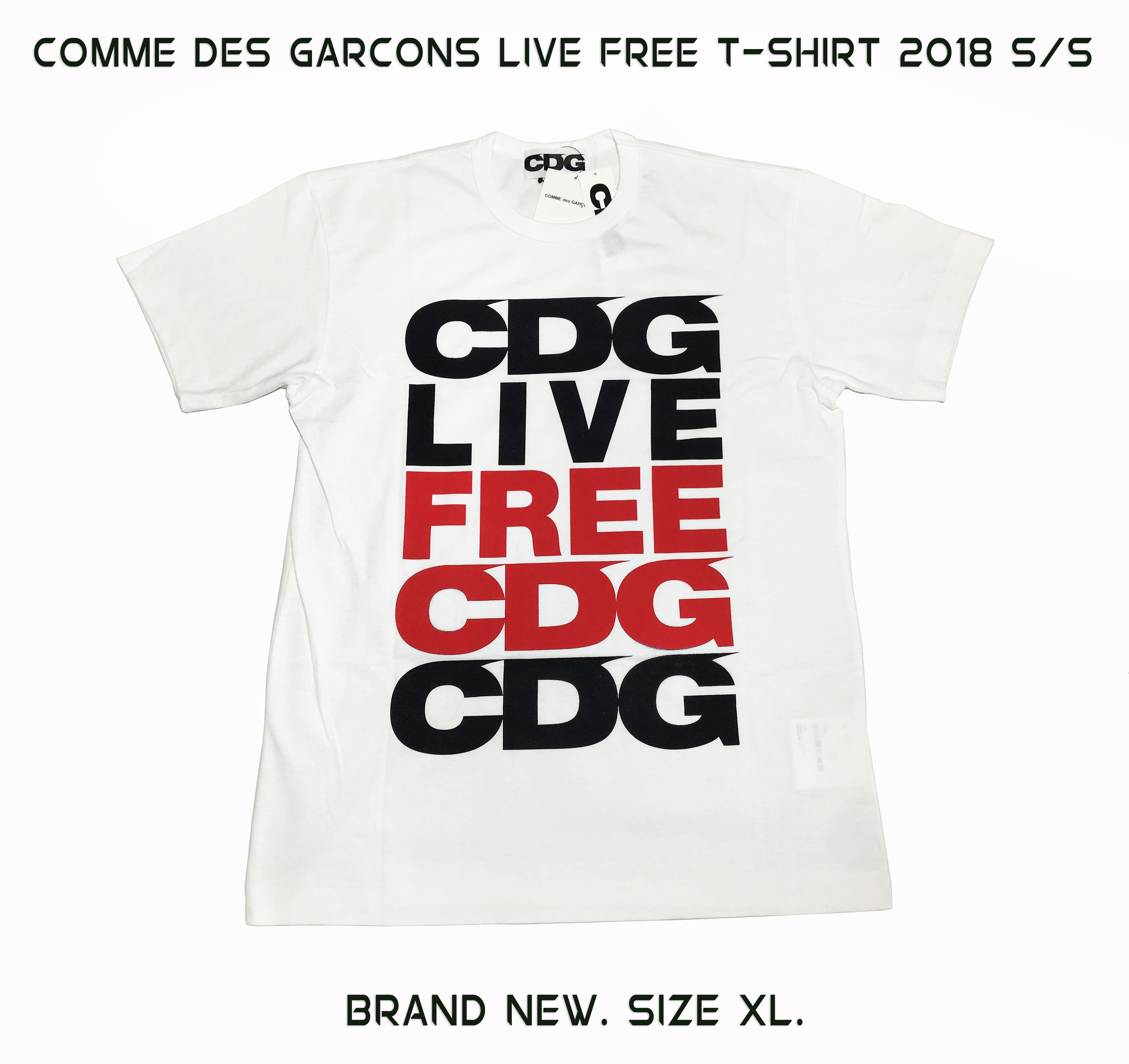 Comme des Garcons Drake future life is good merch t shirt peach