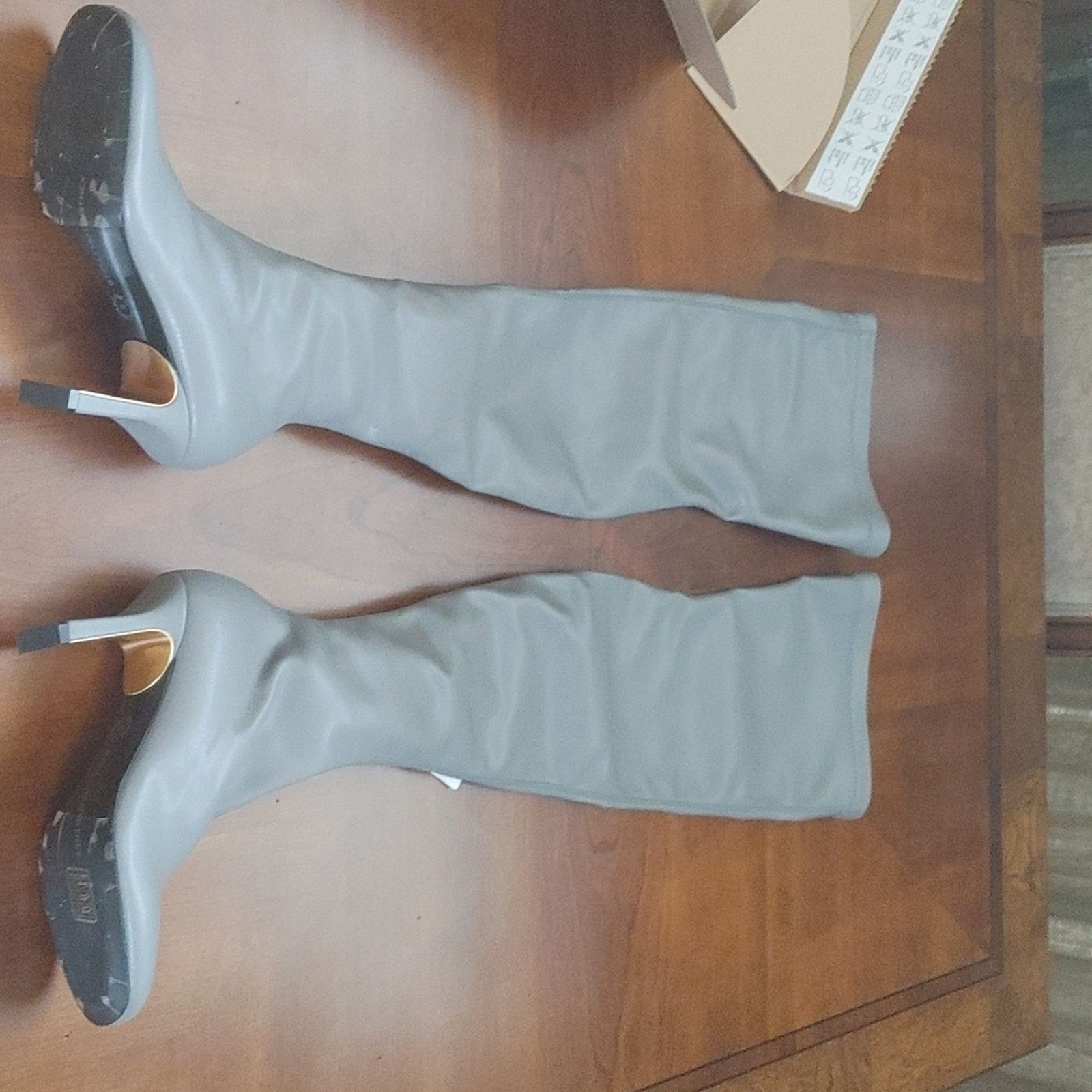 Stella McCartney STELLA MCCARTNEY Ivy vegan leather over-the-knee boots.37 Size US 6.5 / IT 36.5 - 10 Thumbnail