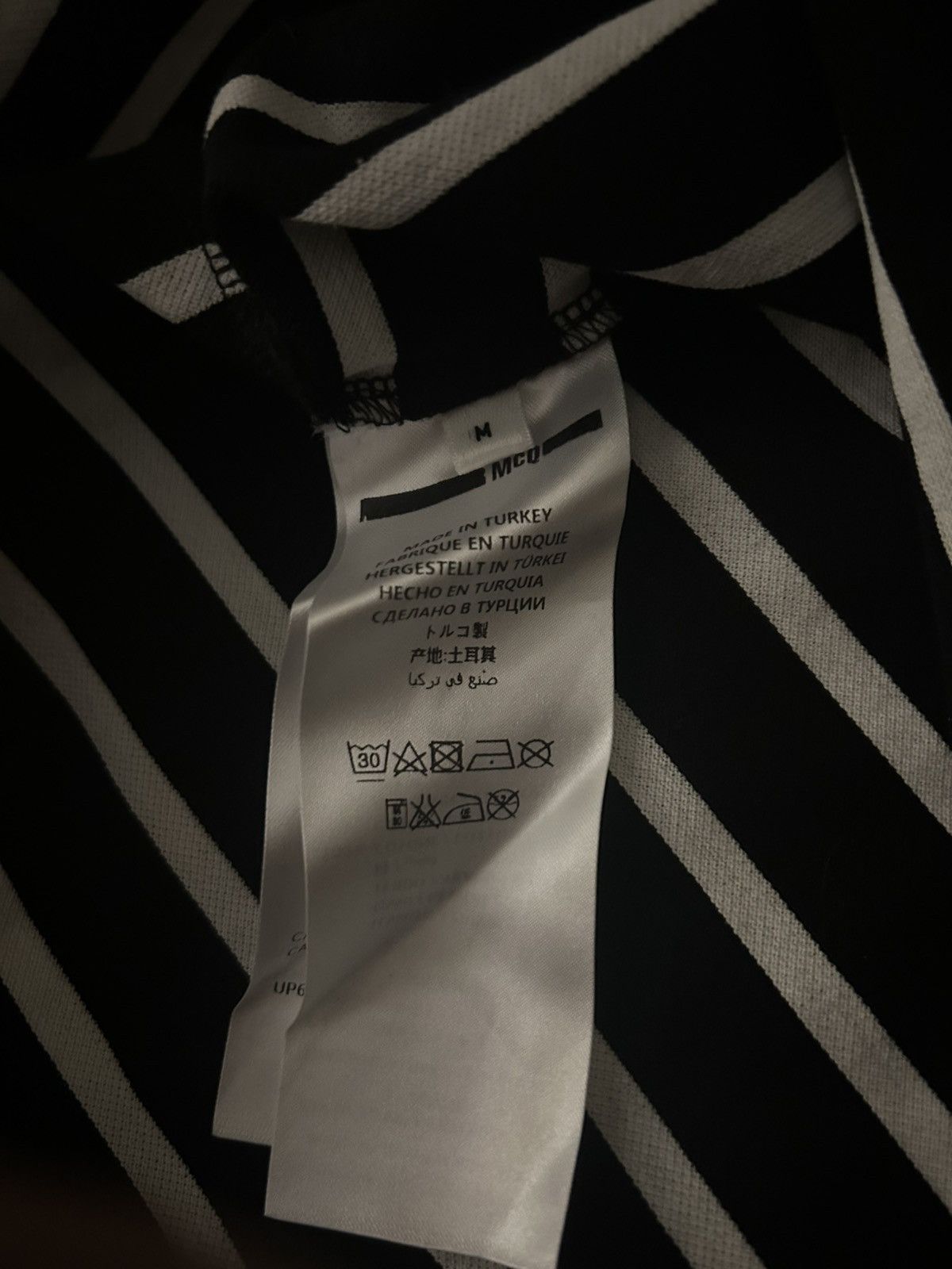 Alexander McQueen sold MCQ alexander mcqueen polo striped Size US M / EU 48-50 / 2 - 4 Thumbnail