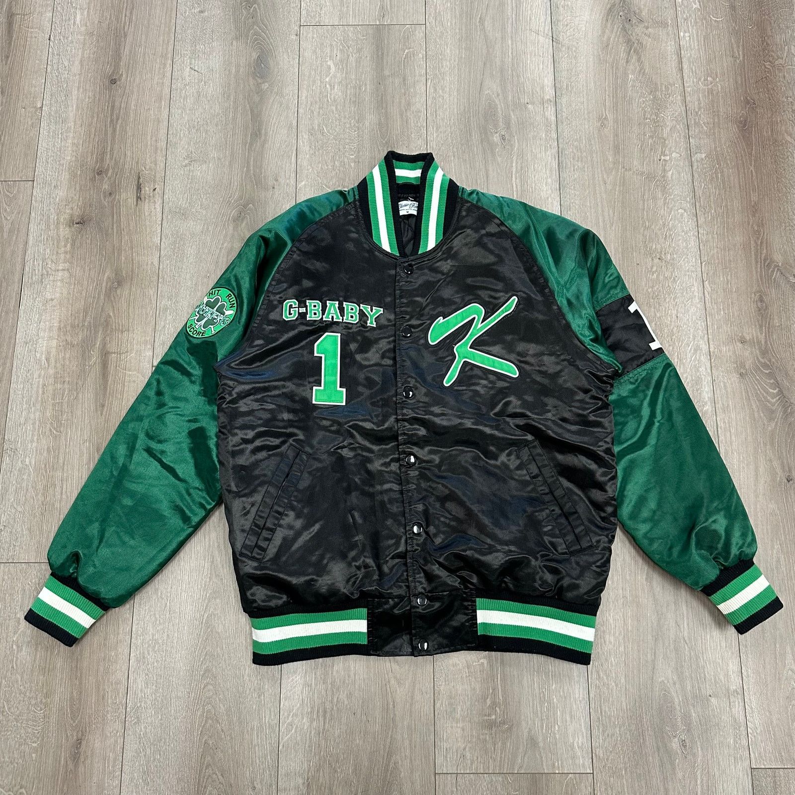 Vintage Hardball Kekambas G Baby Classic Reels satin bomber jacket Size US M / EU 48-50 / 2 - 1 Thumbnail