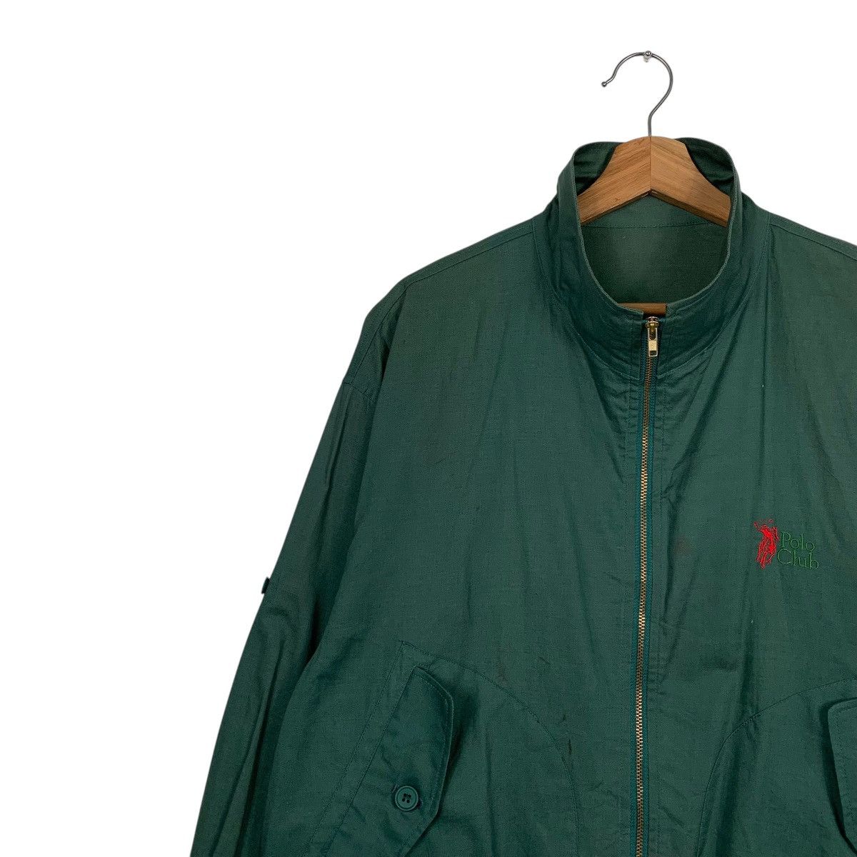 Beverly Hills Polo Club Vintage Polo Club Green Bomber Jacket Size US L / EU 52-54 / 3 - 6 Thumbnail