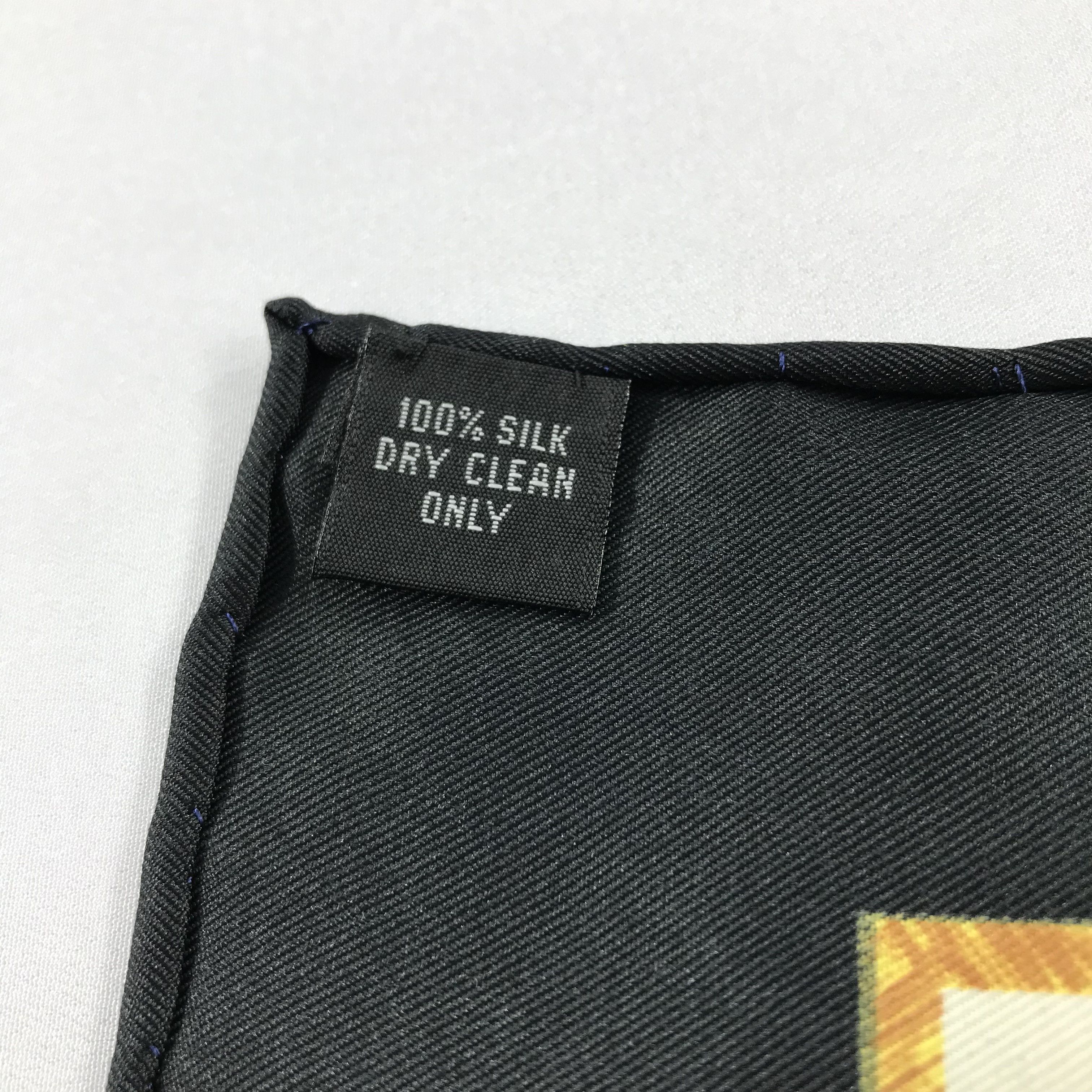 Vintage Luxury Design Hand Rolled Silk Scarf M186 Size ONE SIZE - 6 Thumbnail