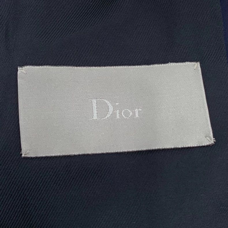 Dior Dior Dark blue cotton lapel double-breasted windbreaker jac Size US S / EU 44-46 / 1 - 5 Thumbnail