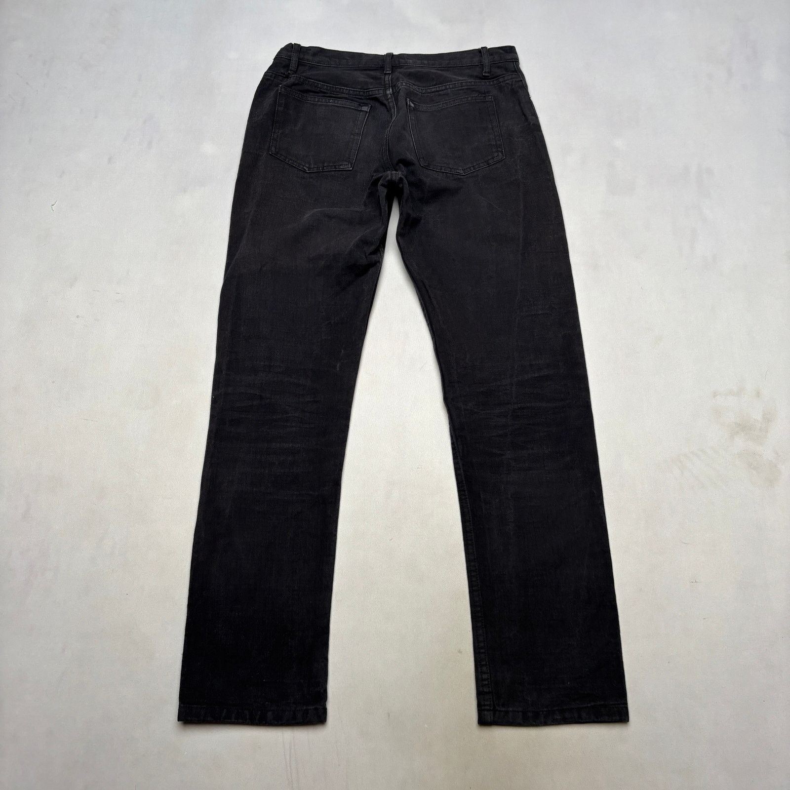 A.P.C. A.P.C. Rue Madame Paris Selvedge Jeans 28x27.5 Black Denim Size US 28 / EU 44 - 2 Thumbnail
