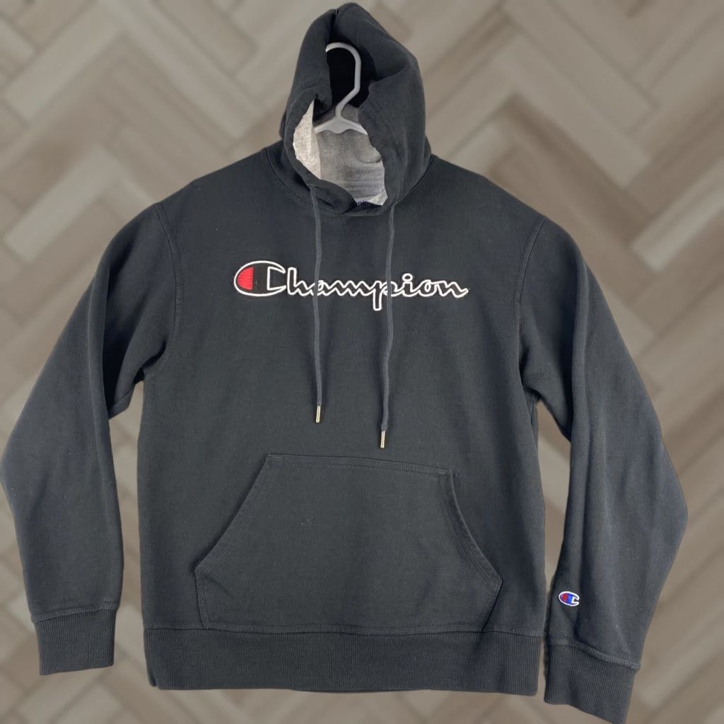 Champion Champion Sweatshirt Adult M Black Classic Logo Graphic Mens Size US M / EU 48-50 / 2 - 1 Thumbnail