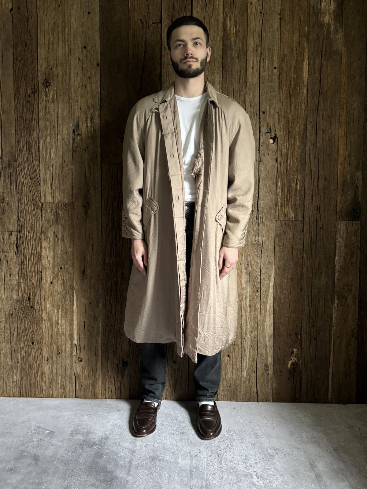 Archive 80s Katharine Hamnett London Long Coat