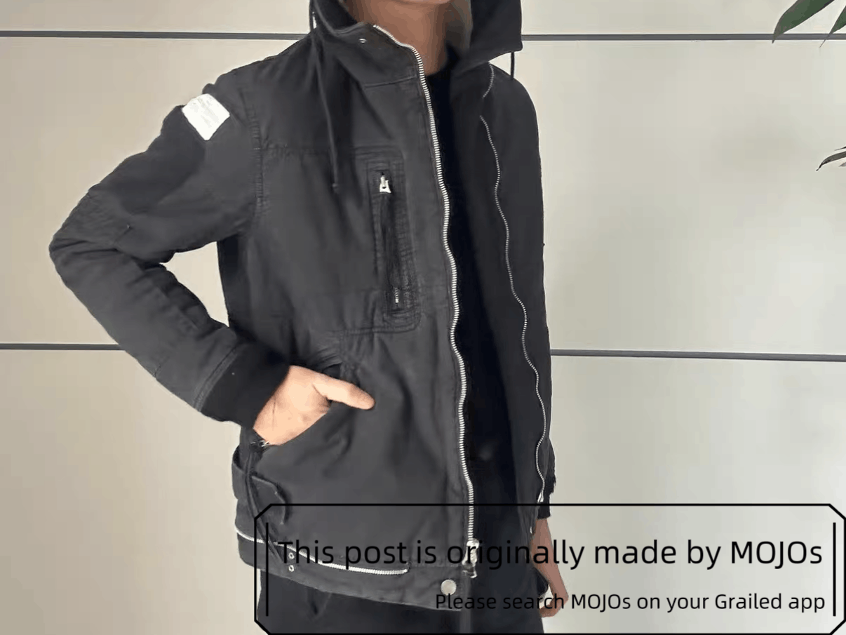 Undercover Sz 1 Undercover 10AW Multi Zip Padded Bike Jacket mojos18161 Size US S / EU 44-46 / 1 - 9 Thumbnail