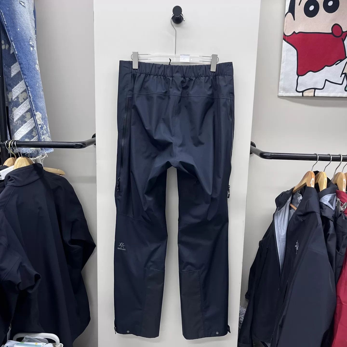 Other KAILAS Men's Hard Shell Pants Black L 99 New Size US 34 / EU 50 - 3 Thumbnail