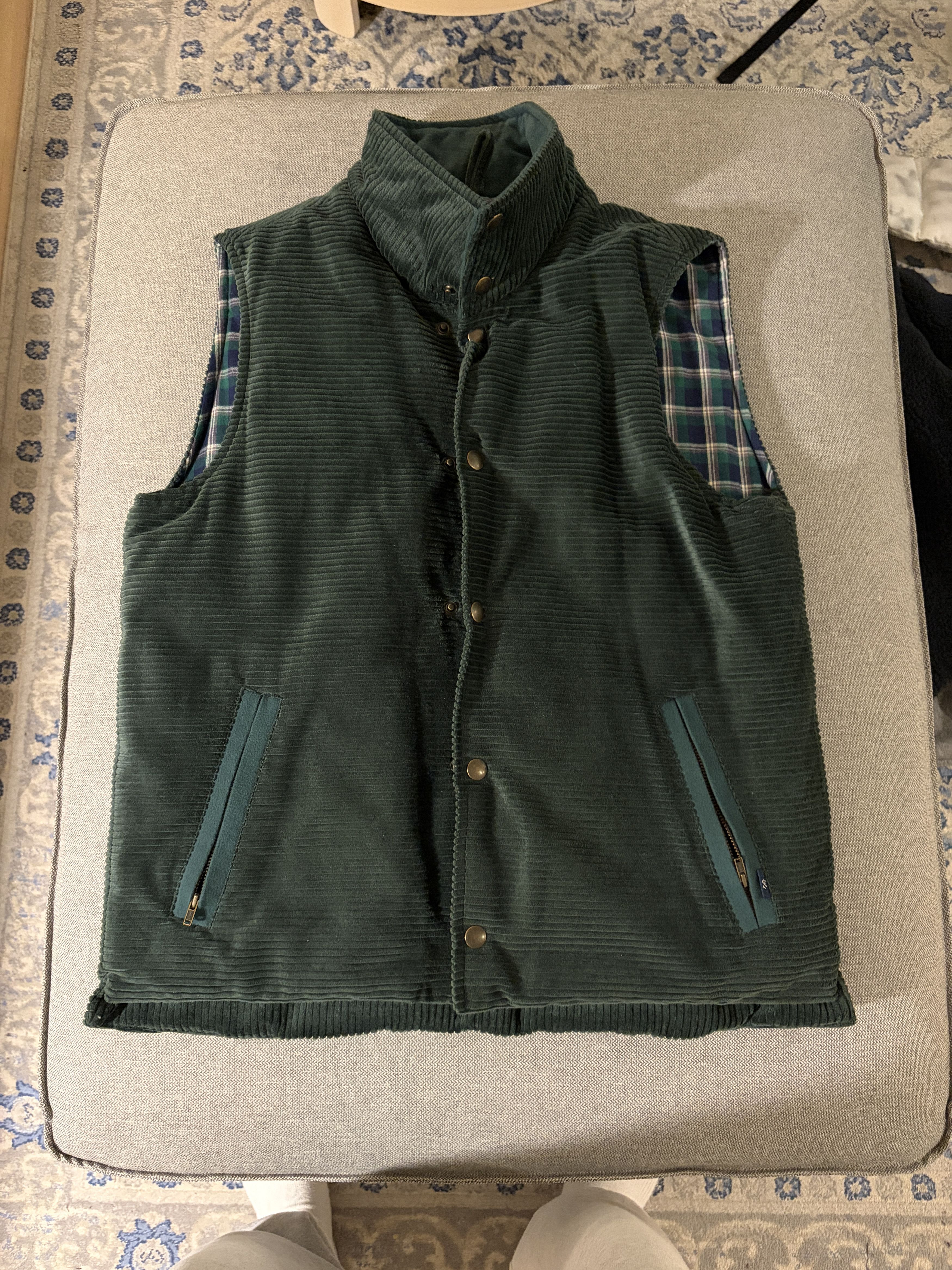 Bleu De Paname Bleu De Paname Corduroy Vest Size US S / EU 44-46 / 1 - 2 Thumbnail
